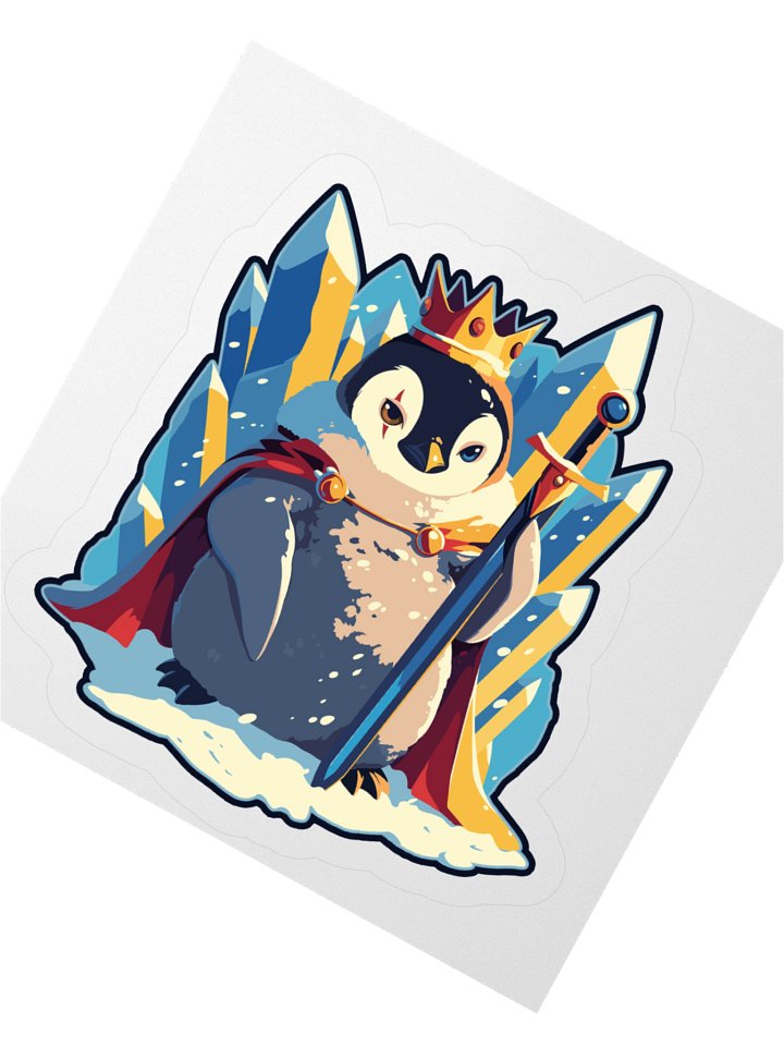 "King Penguin" – Stickers – Multiple Sizes product image (5)