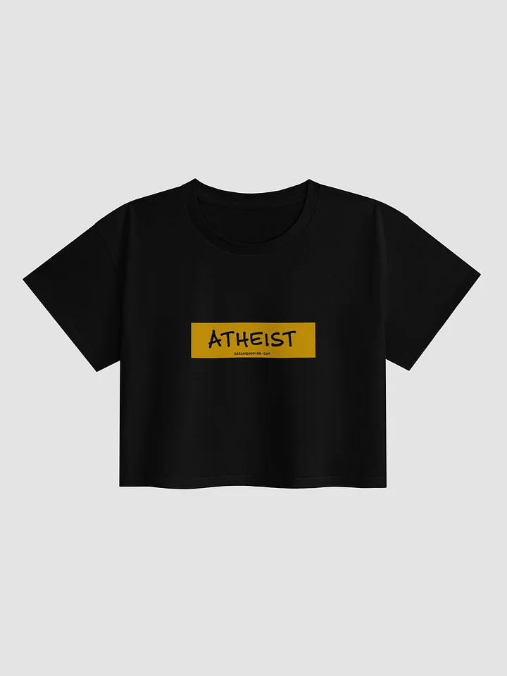 Atheist Crop T-Shirt product image (1)
