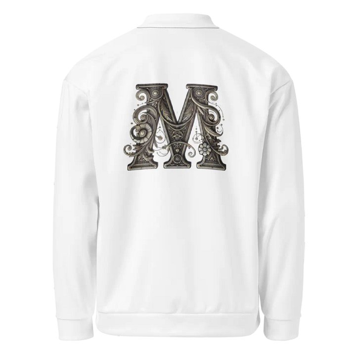 Vintage Floral Letter M All-Over Bomber Jacket product image (1)