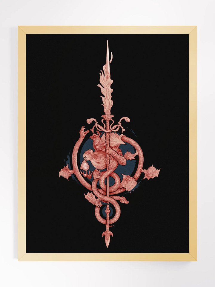 The Impaler — Framed Poster product image (2)