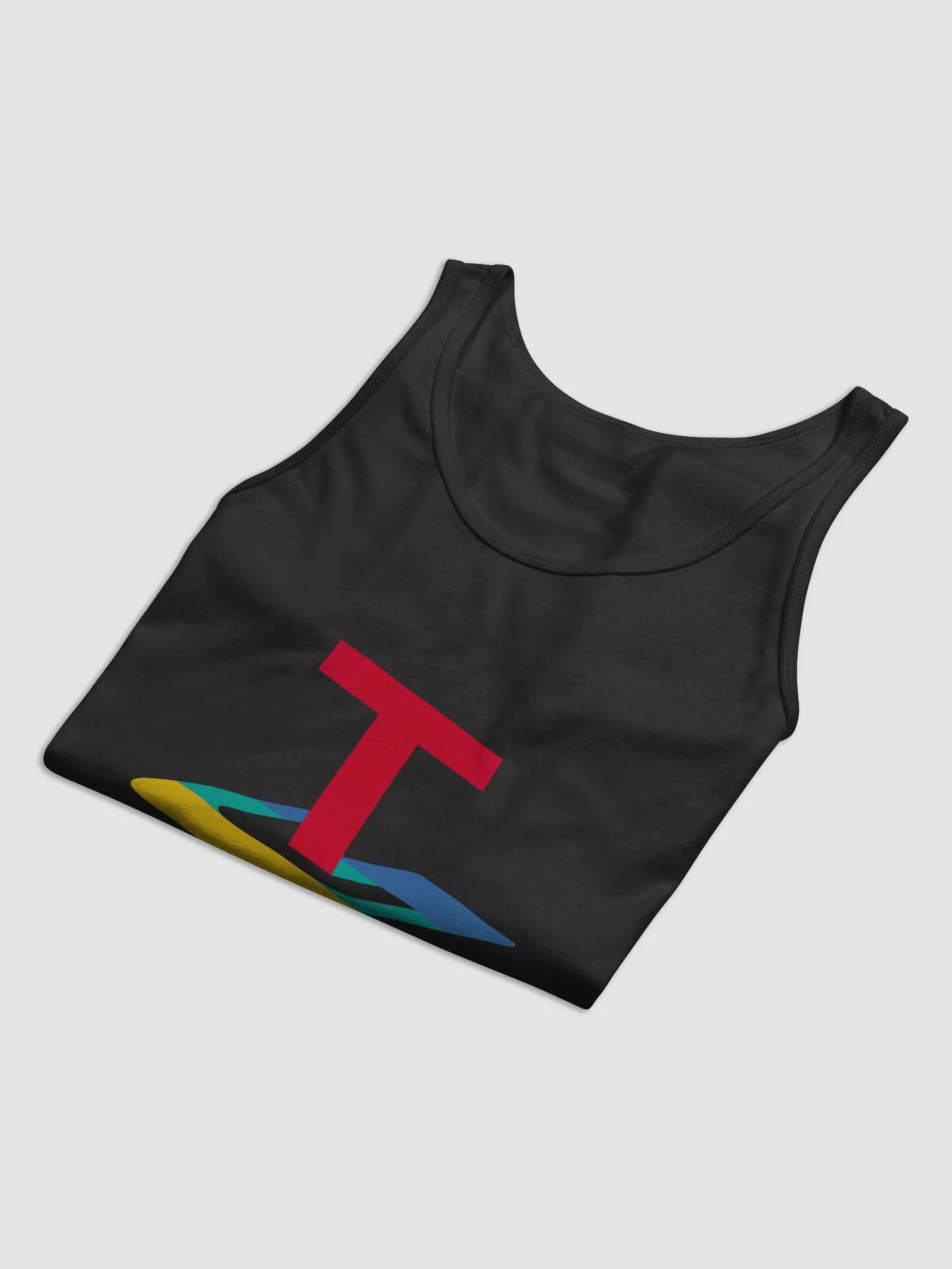 TransGender PS Tank Top (White Text) product image (11)