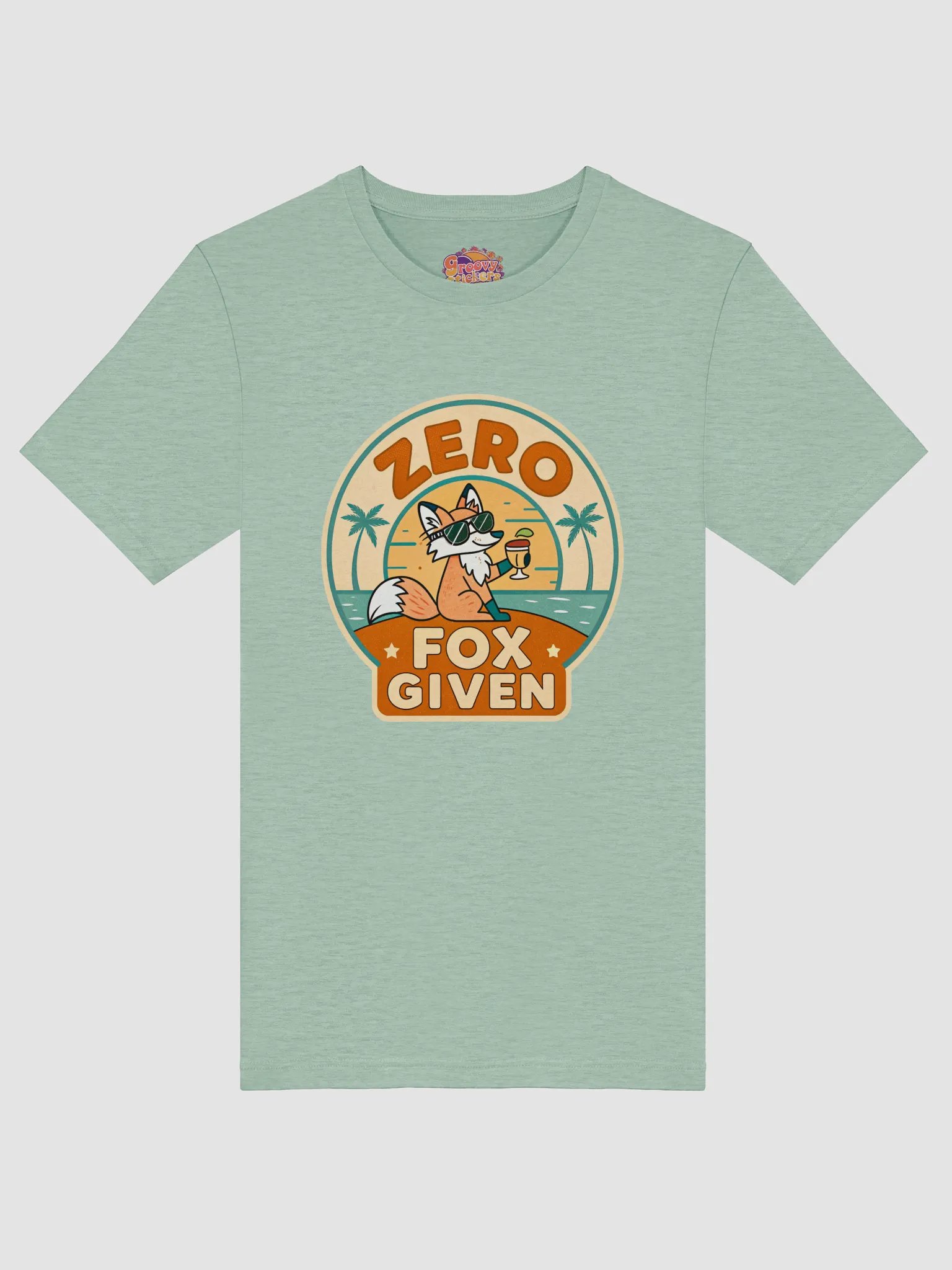 Sunset Vibes Fox Graphic T-Shirt product image (3)
