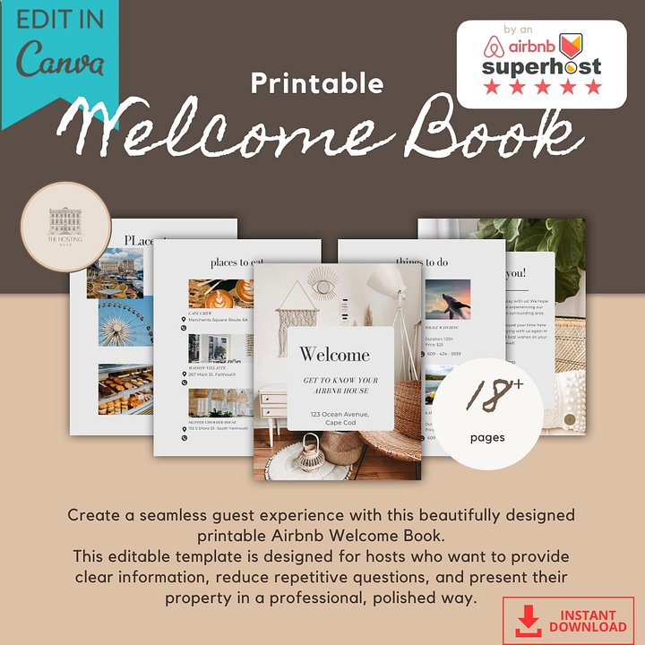 Airbnb Welcome Book Template product image (1)