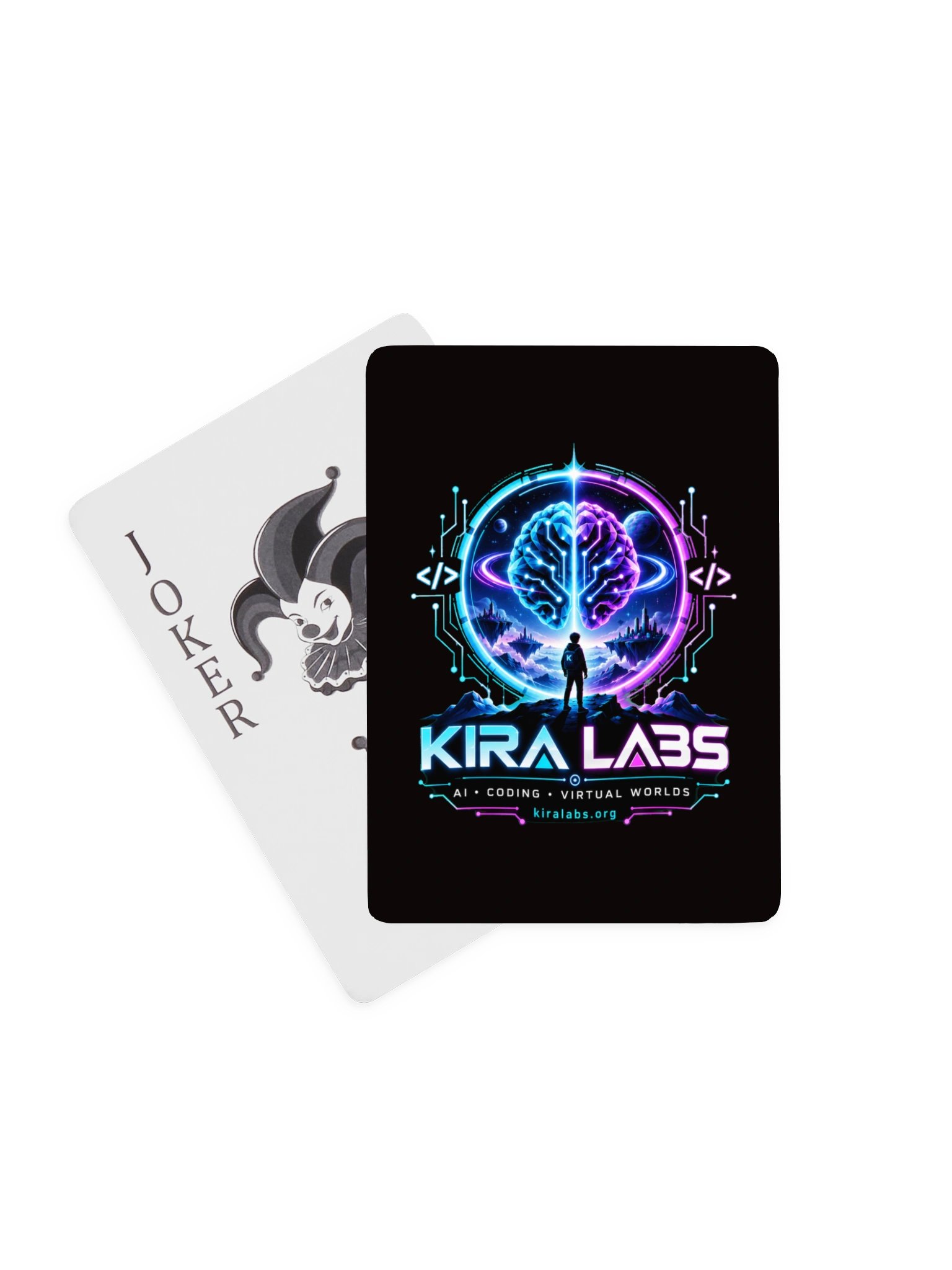 Kira Labs AI Coding Virtual Worlds Playing Cards product image (1)