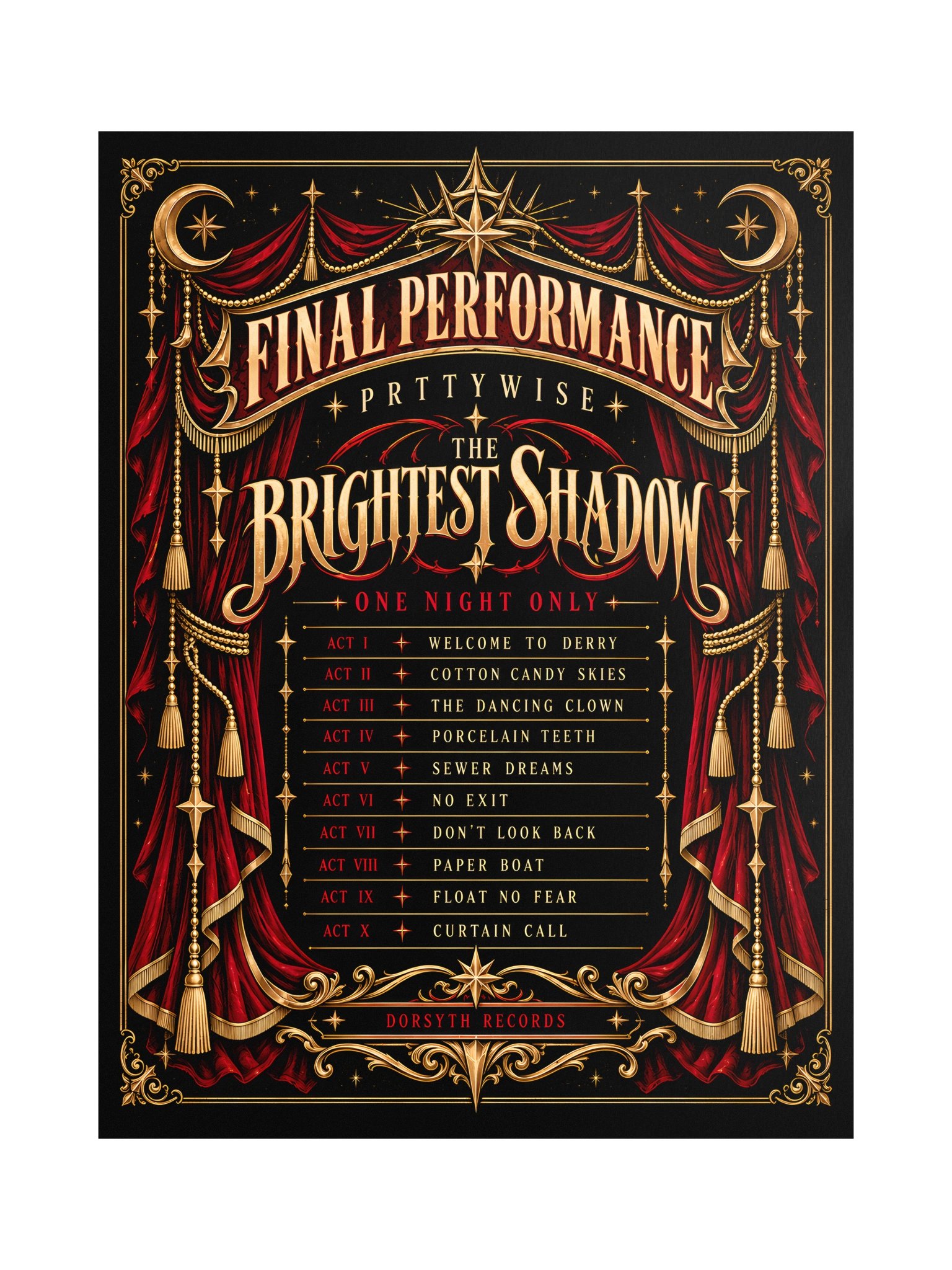 PRTTYWISE — Final Performance Poster (18x24) product image (1)