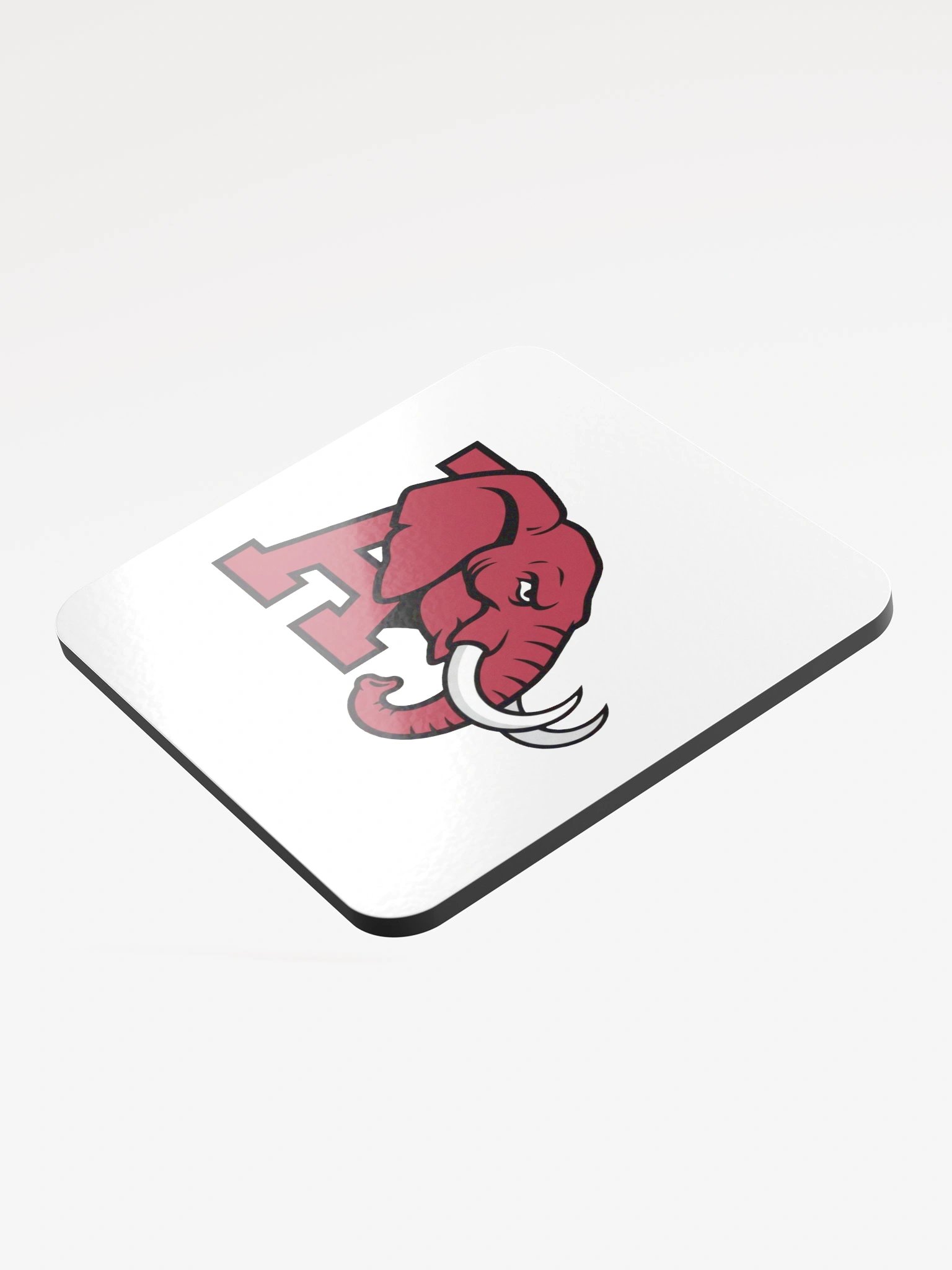 Elegant Elephant Glossed Cork Coaster product image (3)