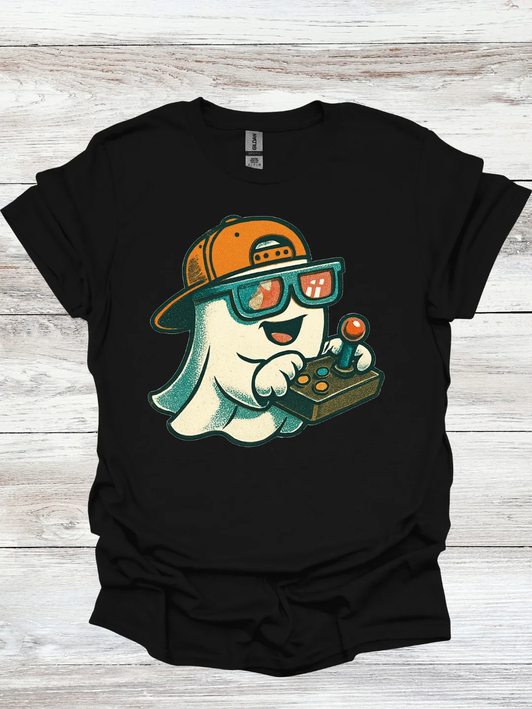 Retro Ghost Gamer T-Shirt product image (1)
