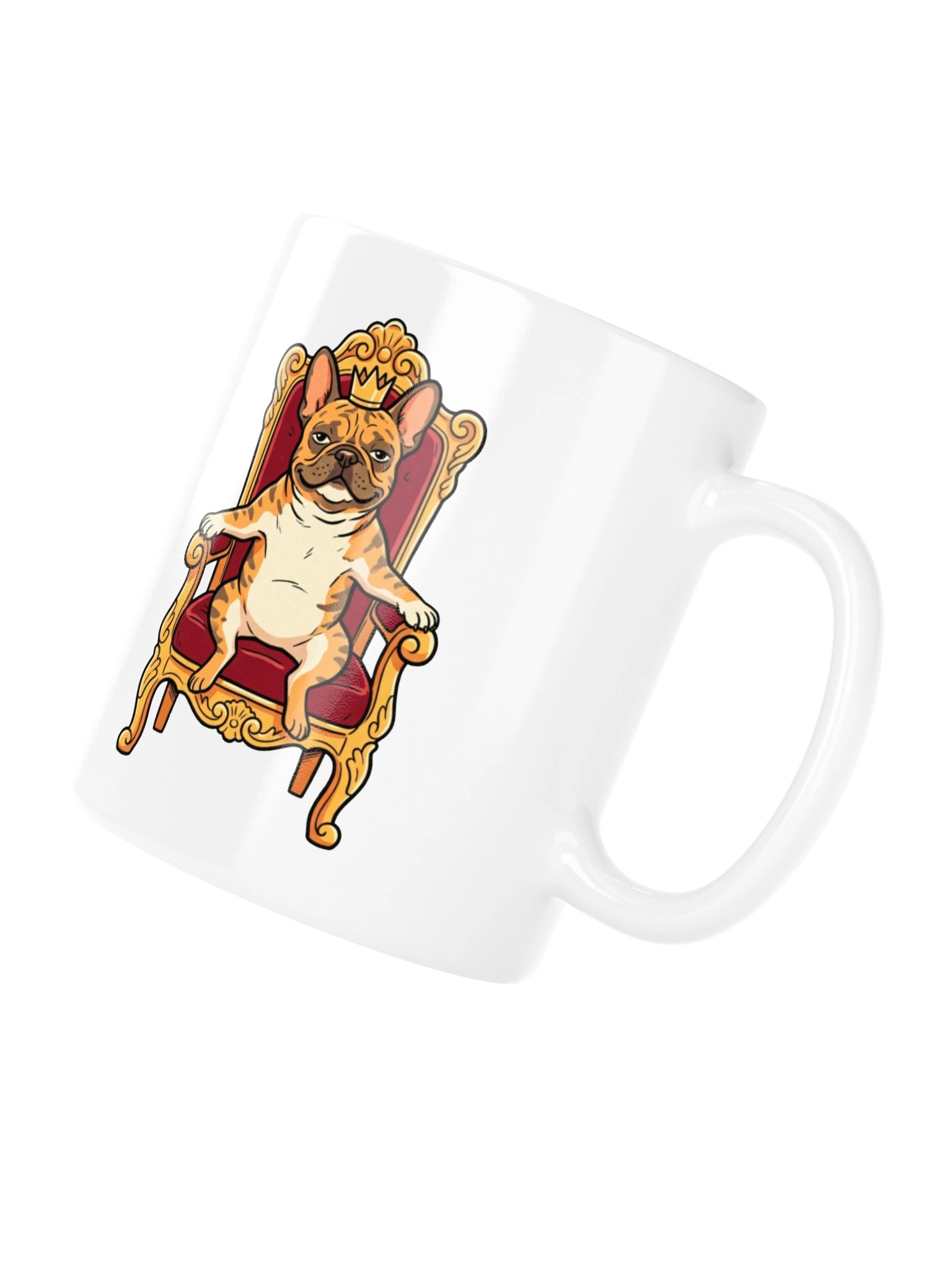 French Bulldog on the Throne Mug product image (4)