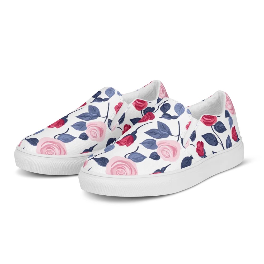 Roses in Bloom Slip-On Canvas Shoes product image (4)