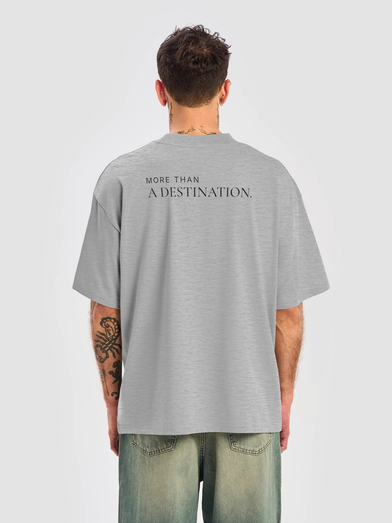 In The Making Oversized Tee — Light Grey product image (6)