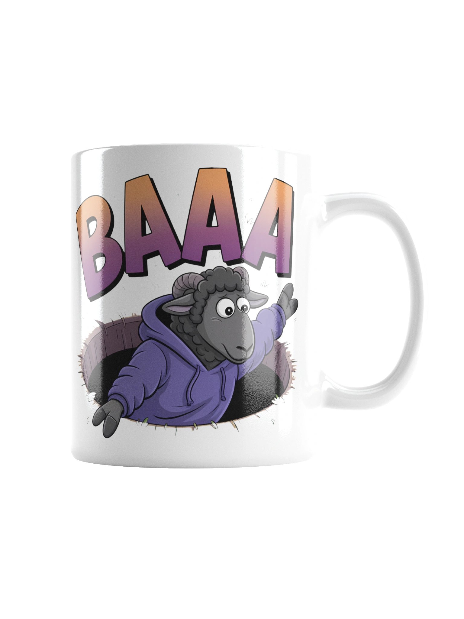 BAAA Help White Glossy Mug product image (5)