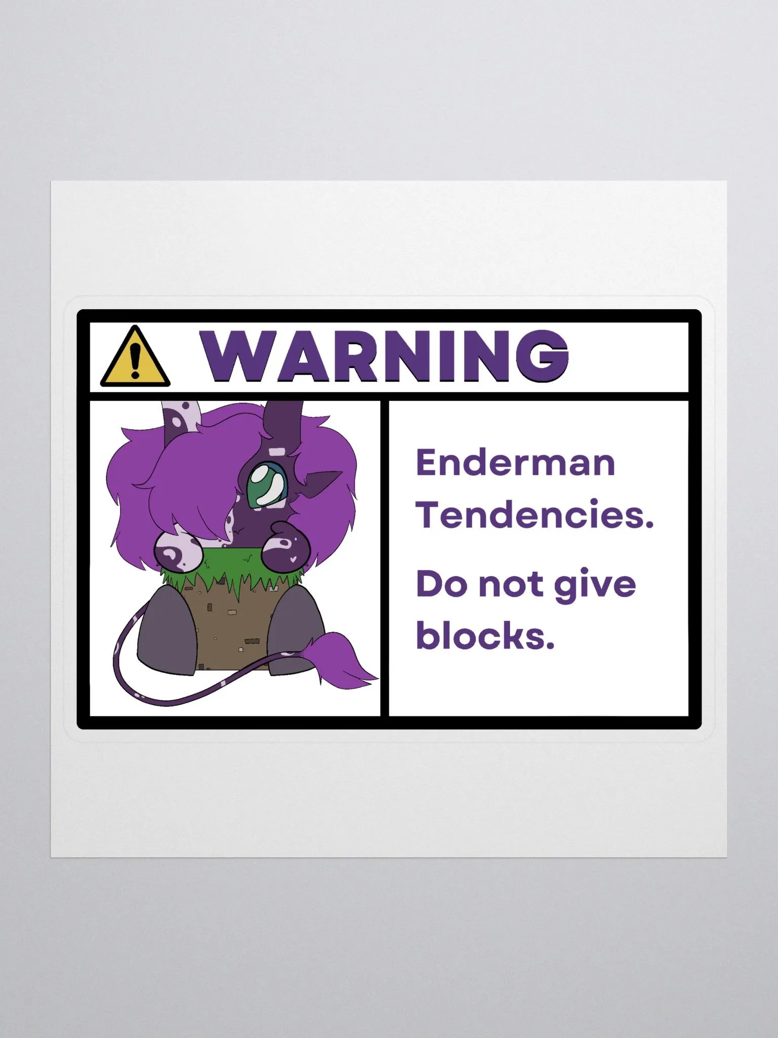 Enderman Tendencies Sticker product image (1)