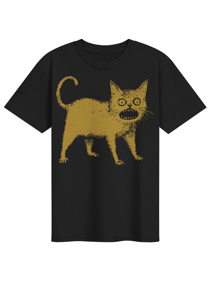 Funny Screaming Cat Graphic Tee | Comfort Colors Vintage Hissing Cat T-Shirt product image (10)