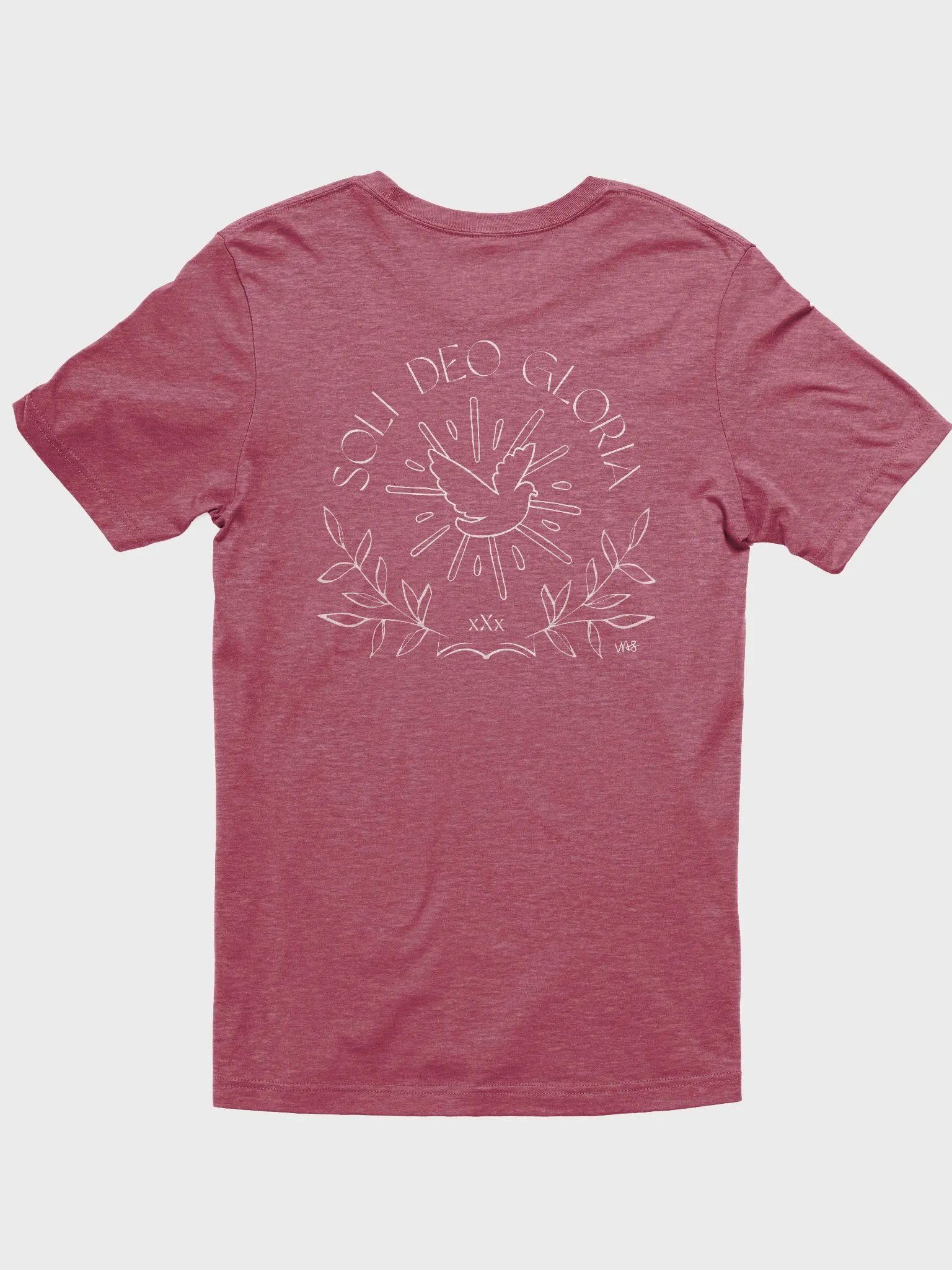 Soli Deo Gloria [Ivory] (Bella+Canvas Supersoft T-Shirt) product image (3)