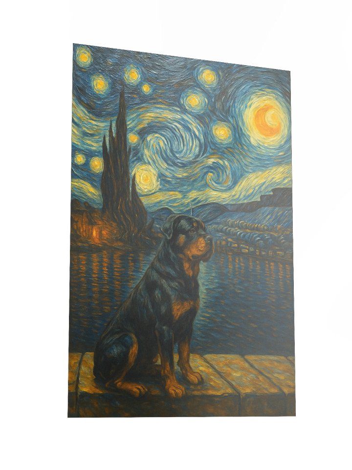 Starry Night Rottweiler Poster product image (4)
