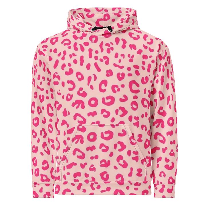 Pink Leopard Print Hoodie product image (1)