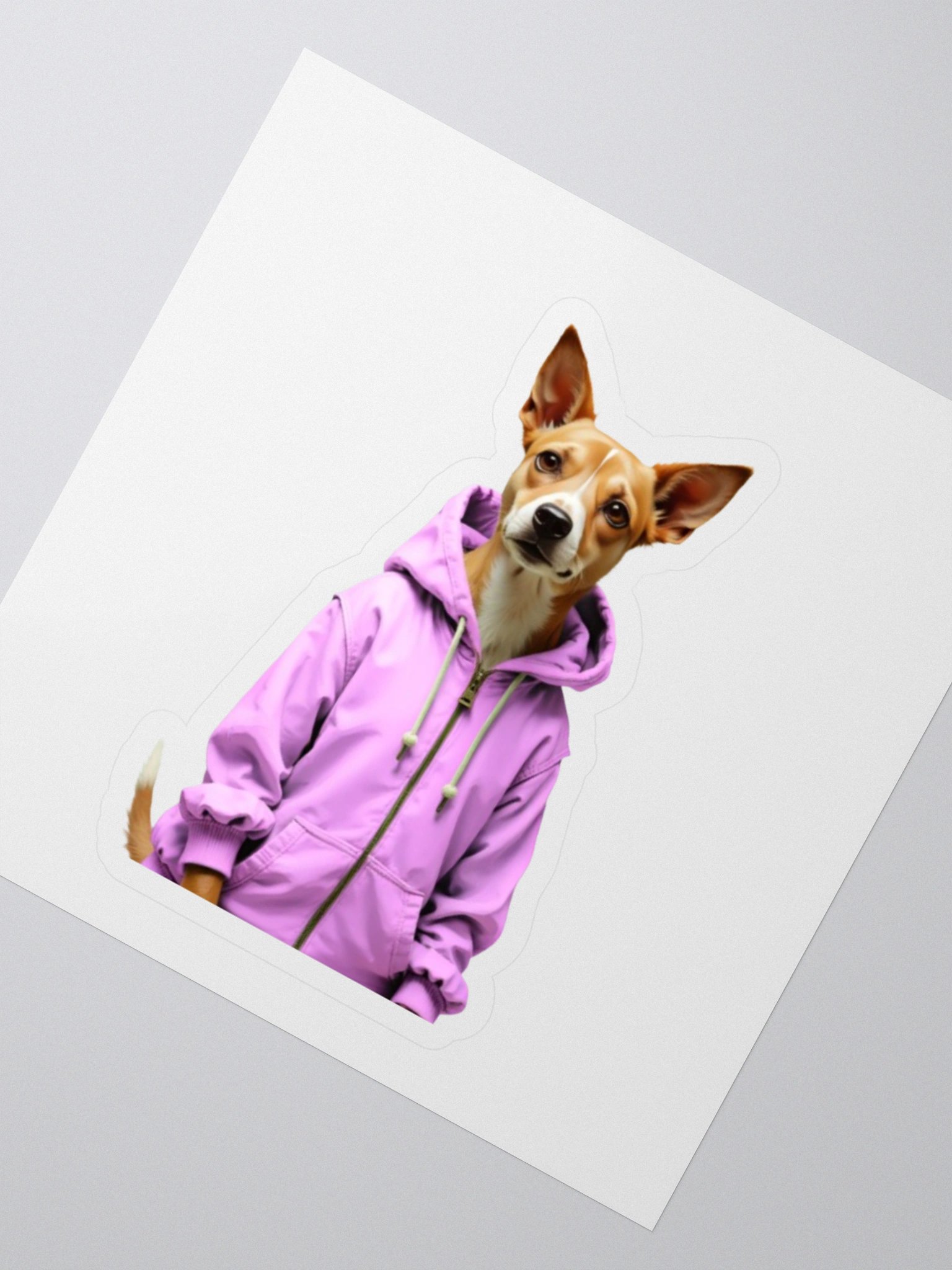 Potcake in Hoodie Sticker product image (2)