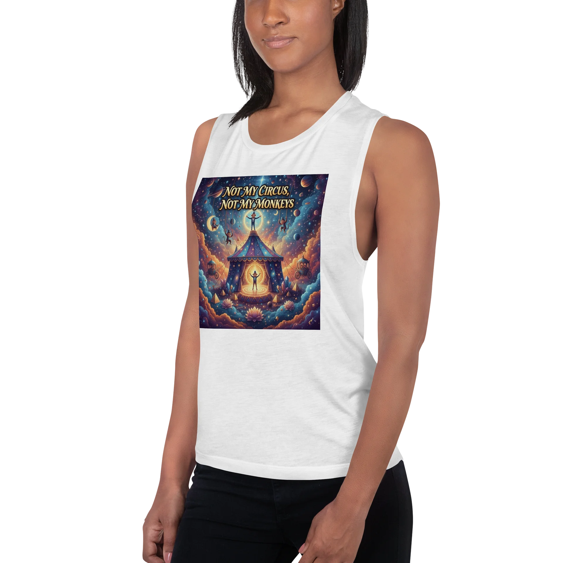 Cosmic Circus -Flowy Tank product image (2)