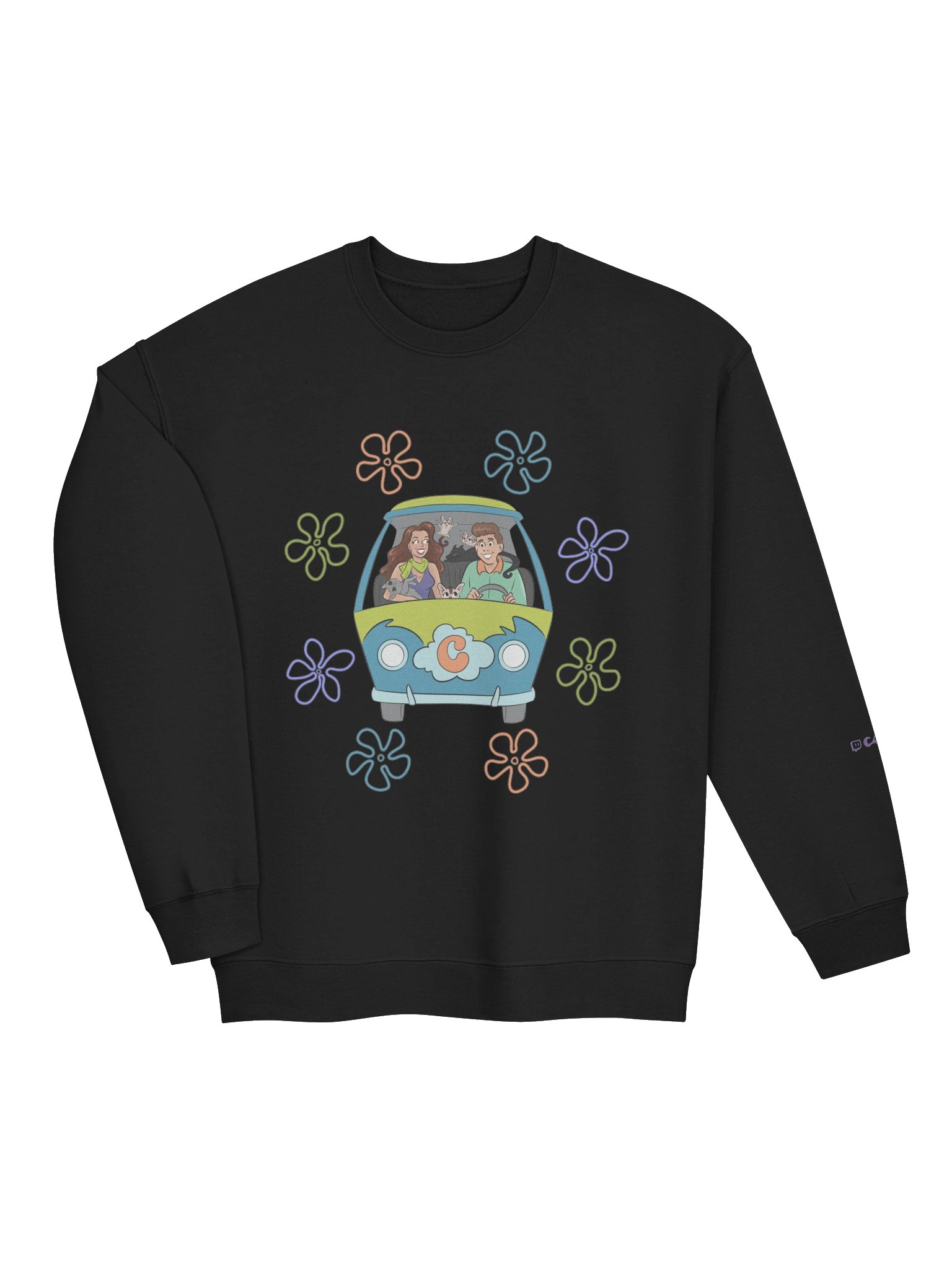 Flower Power Gildan Crew product image (19)