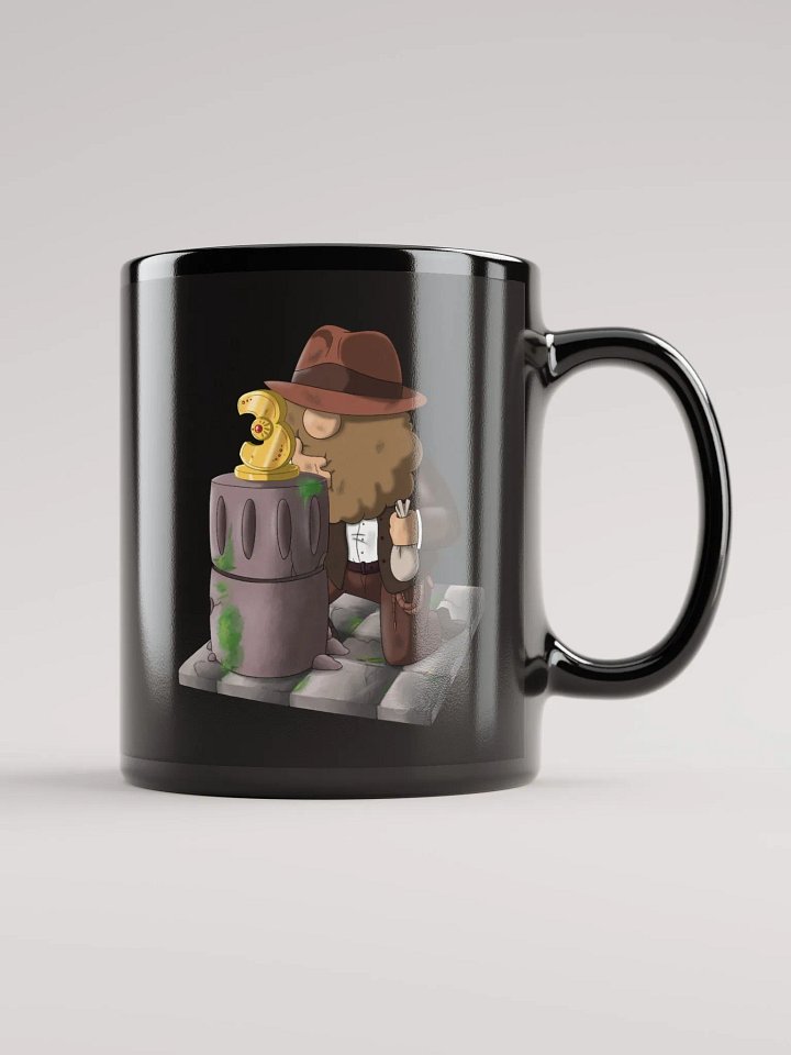 3 éves jubileumi mintával ellátott fekete bögre! product image (2)