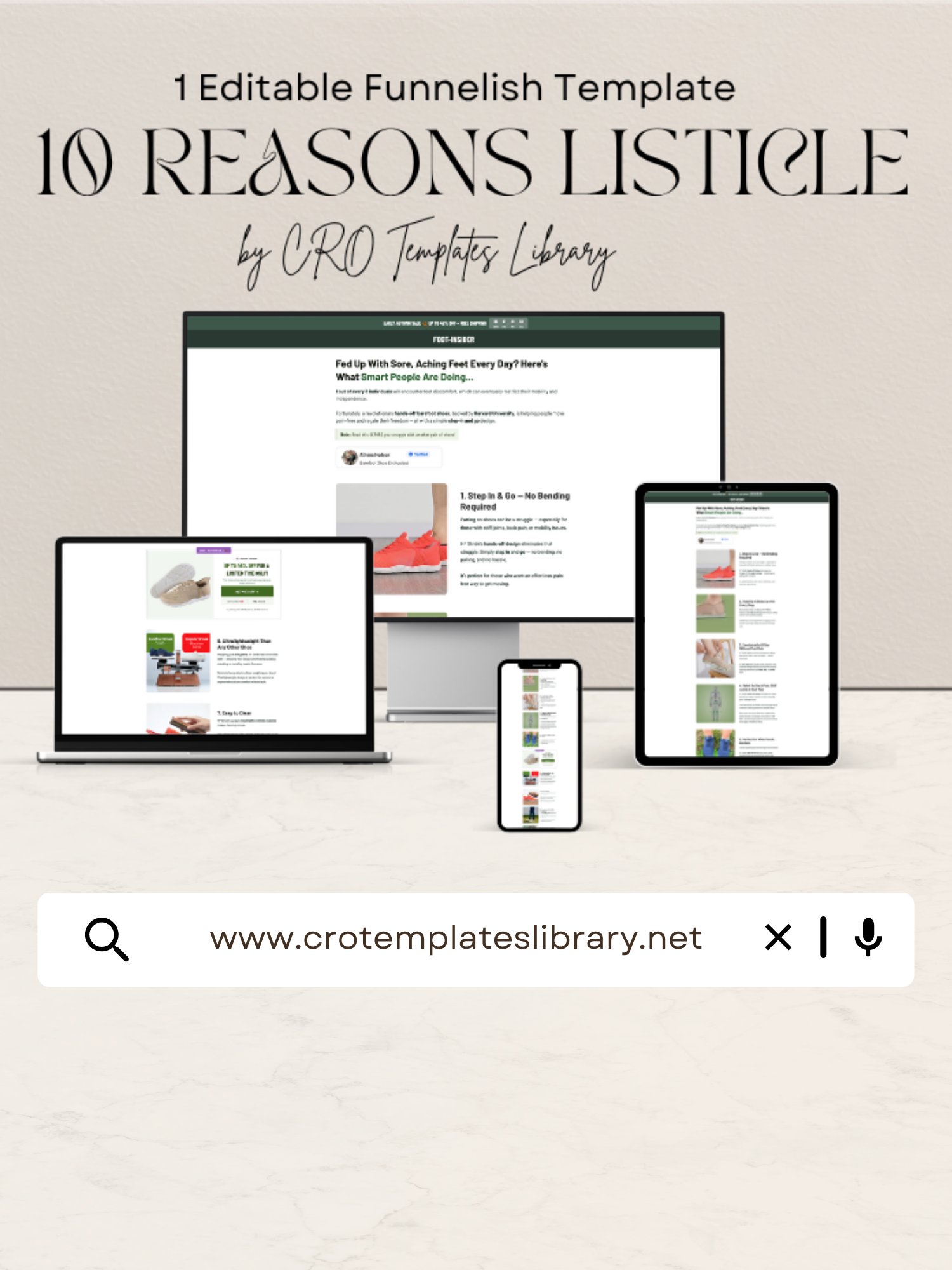 10 Reasons Funnelish Listicle Template product image (1)