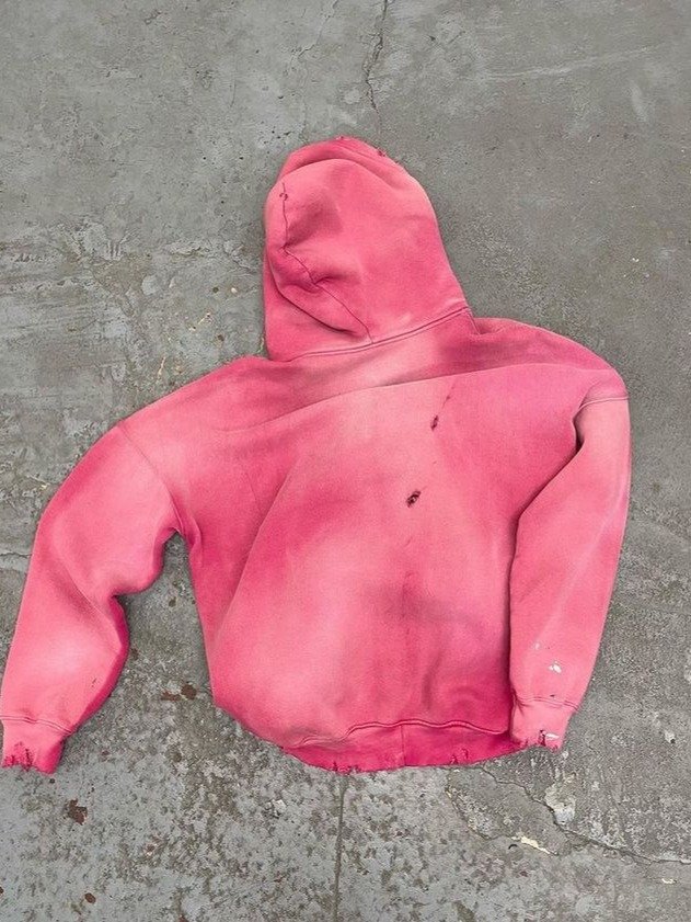 SAINTS DISTRESSED ZIP HOODIE product image (3)
