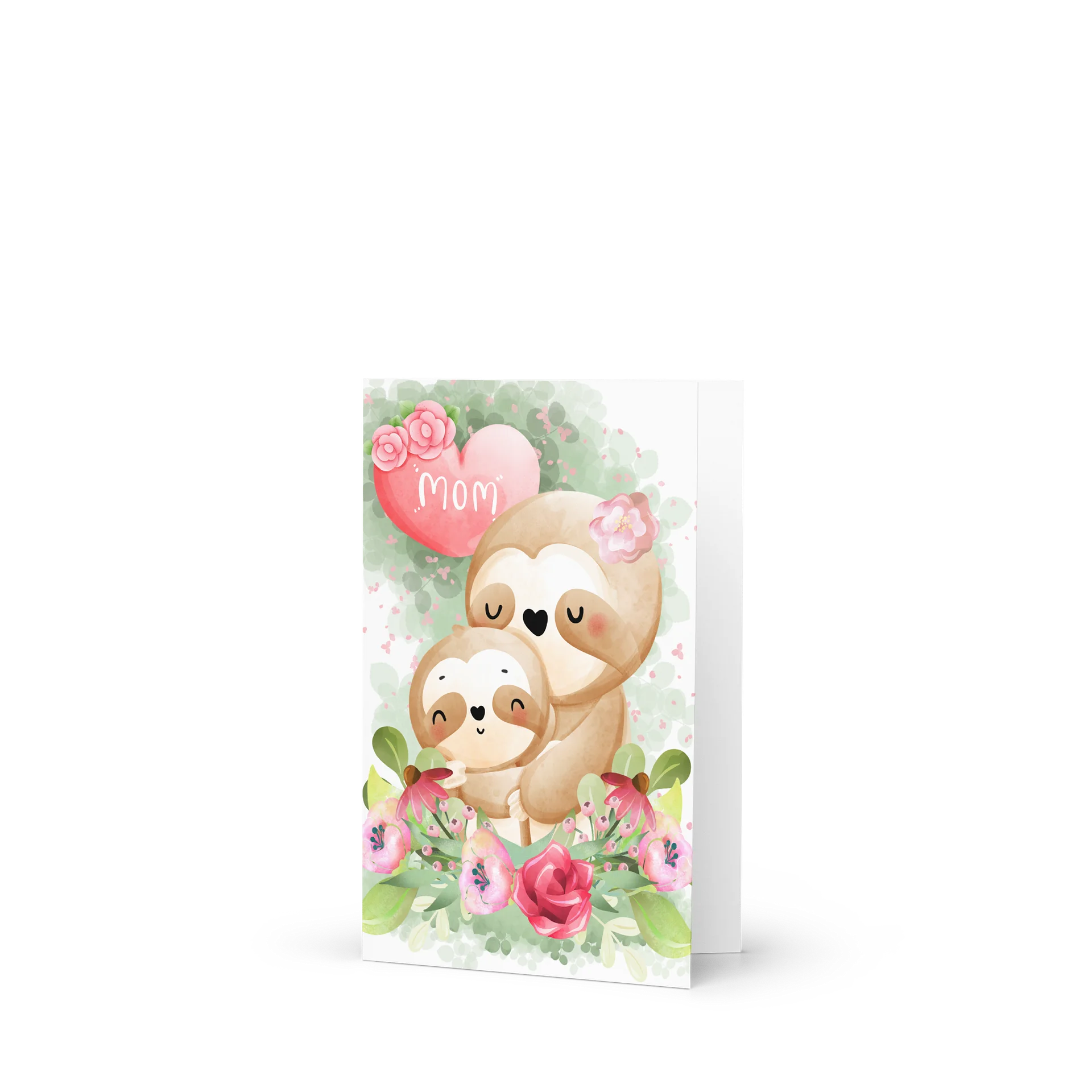 Mom Cute Sloth Card product image (2)