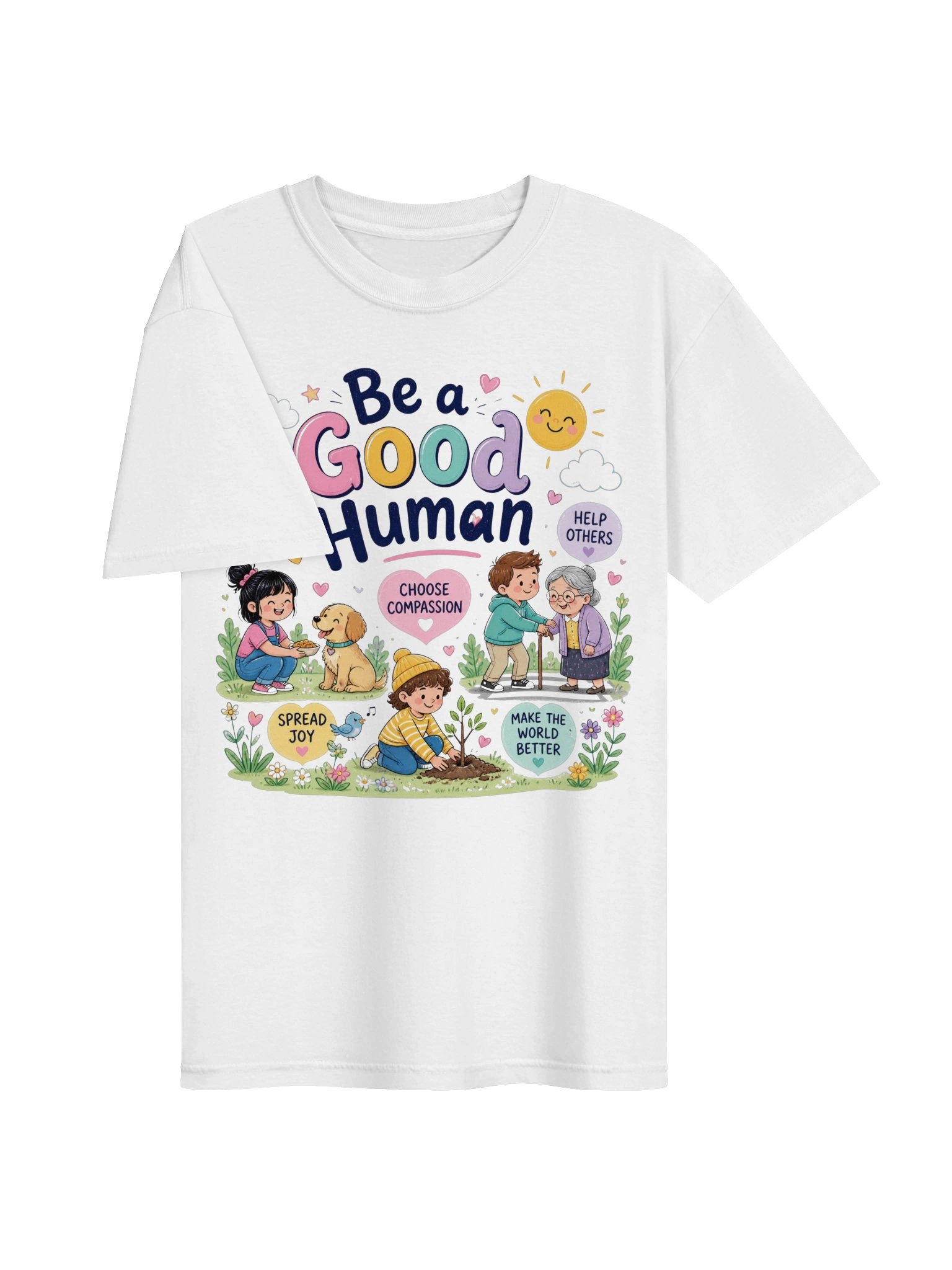 Be a Good Human Kindness Compassion Helping Scene product image (3)