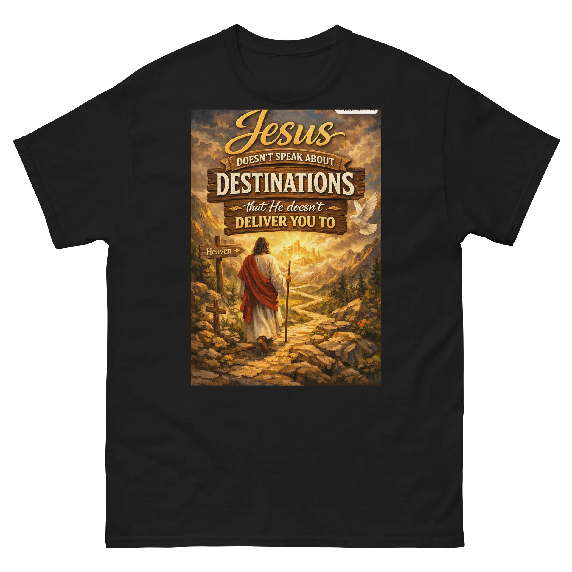 Jesus Leads to Heaven Tee product image (12)