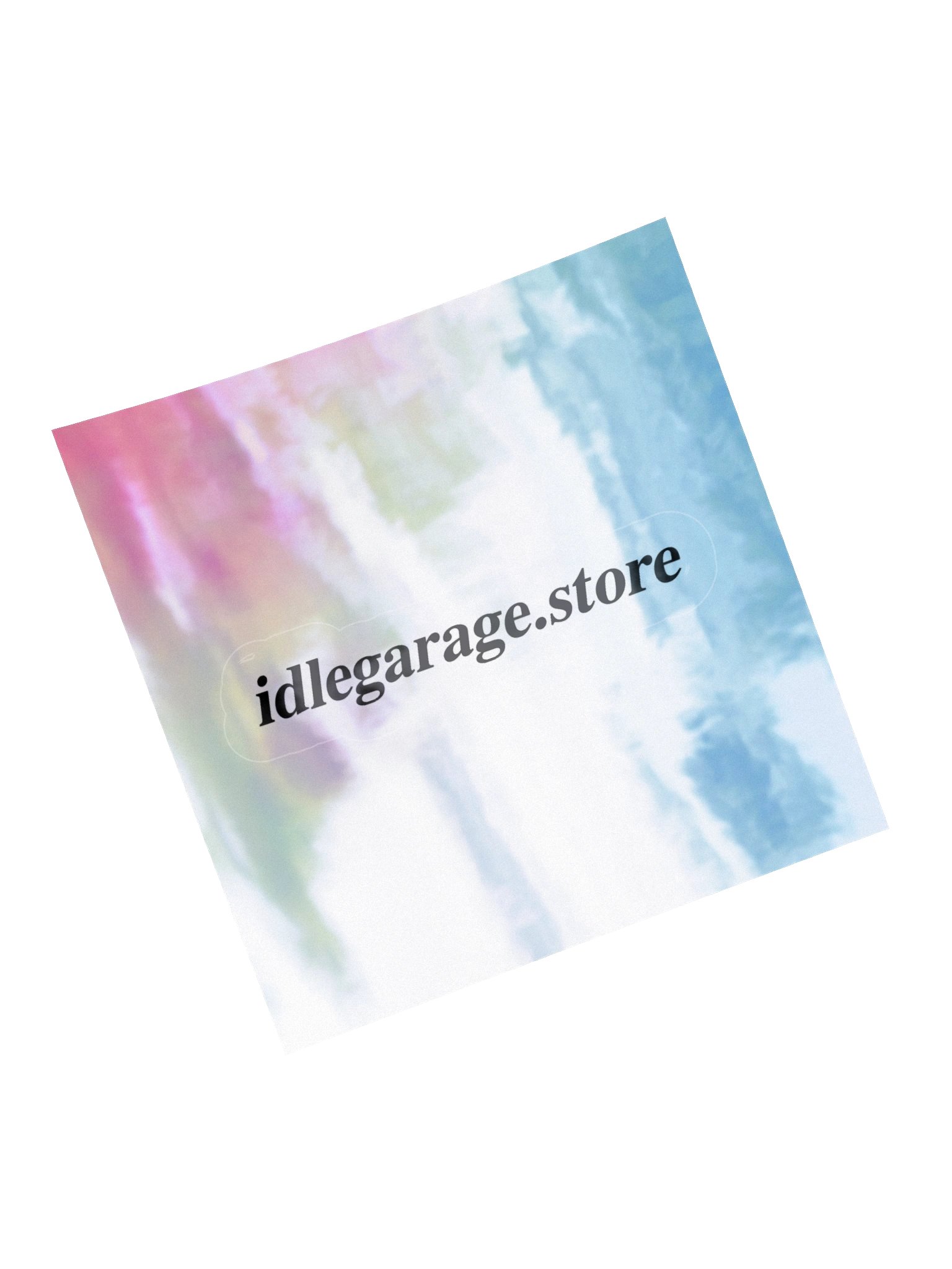 IDLE GARAGE Holographic sticker product image (5)