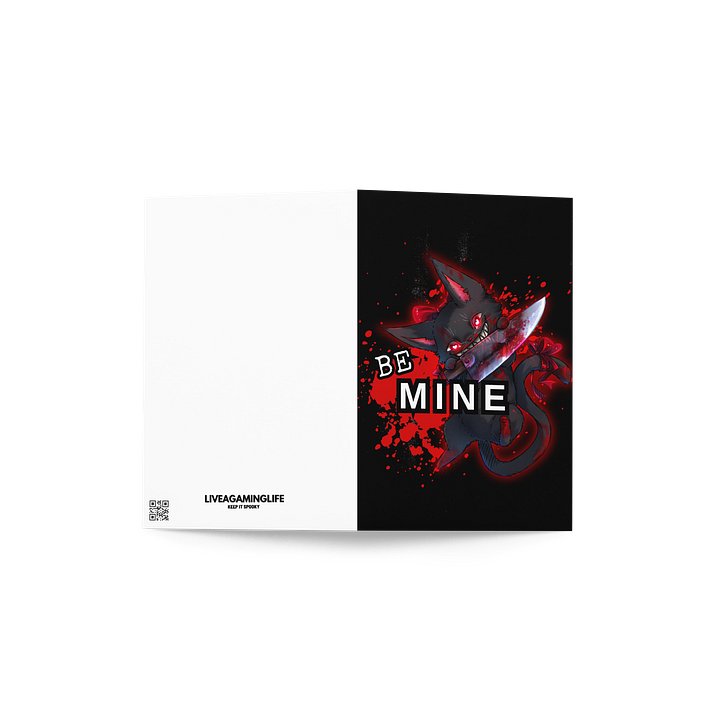 Purrfect Sweethearts | Be Mine – Horror Valentine Card product image (4)