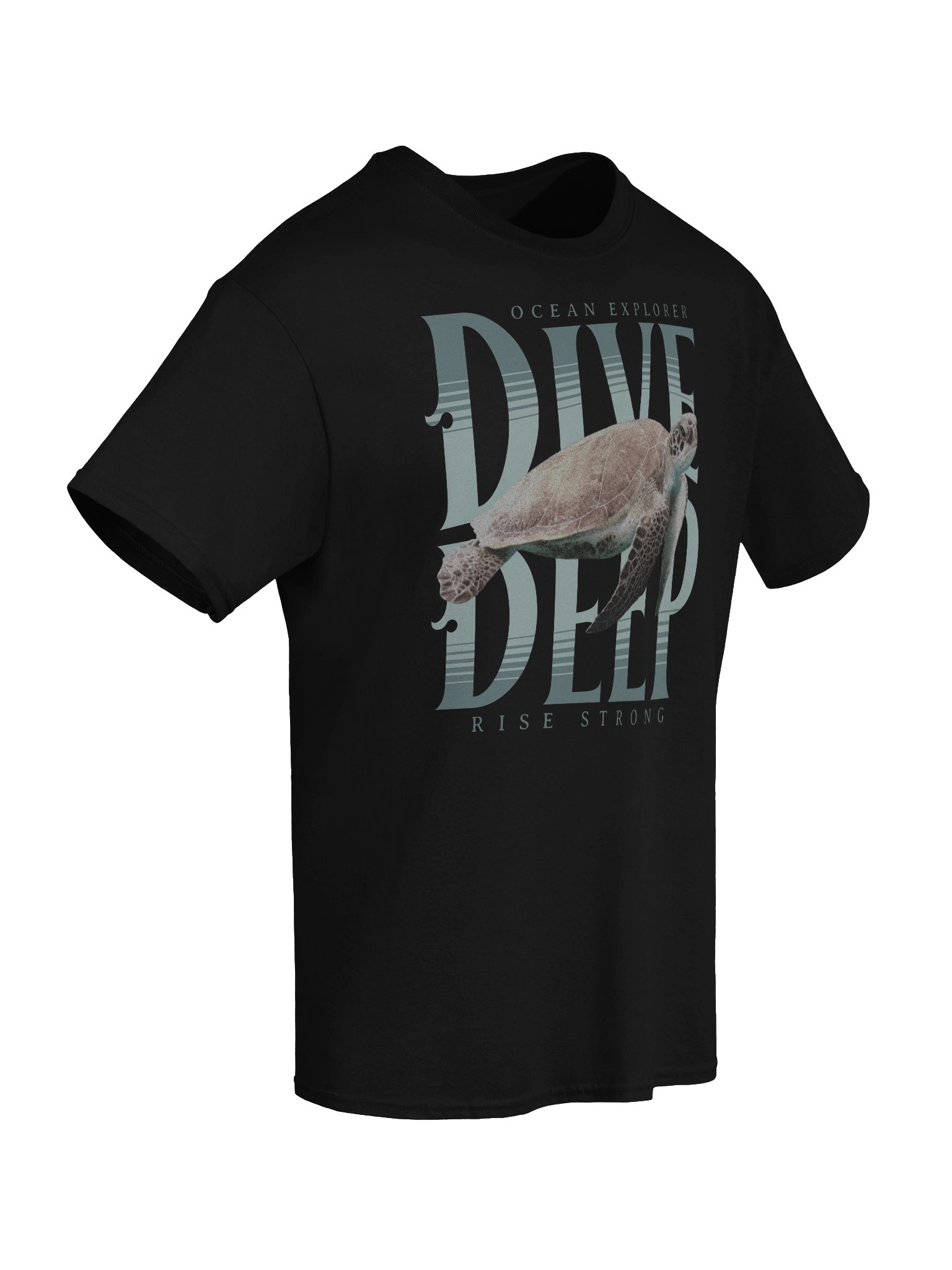 Stylish Deep Dive Sea Turtle T-Shirt for Ocean Lovers product image (67)