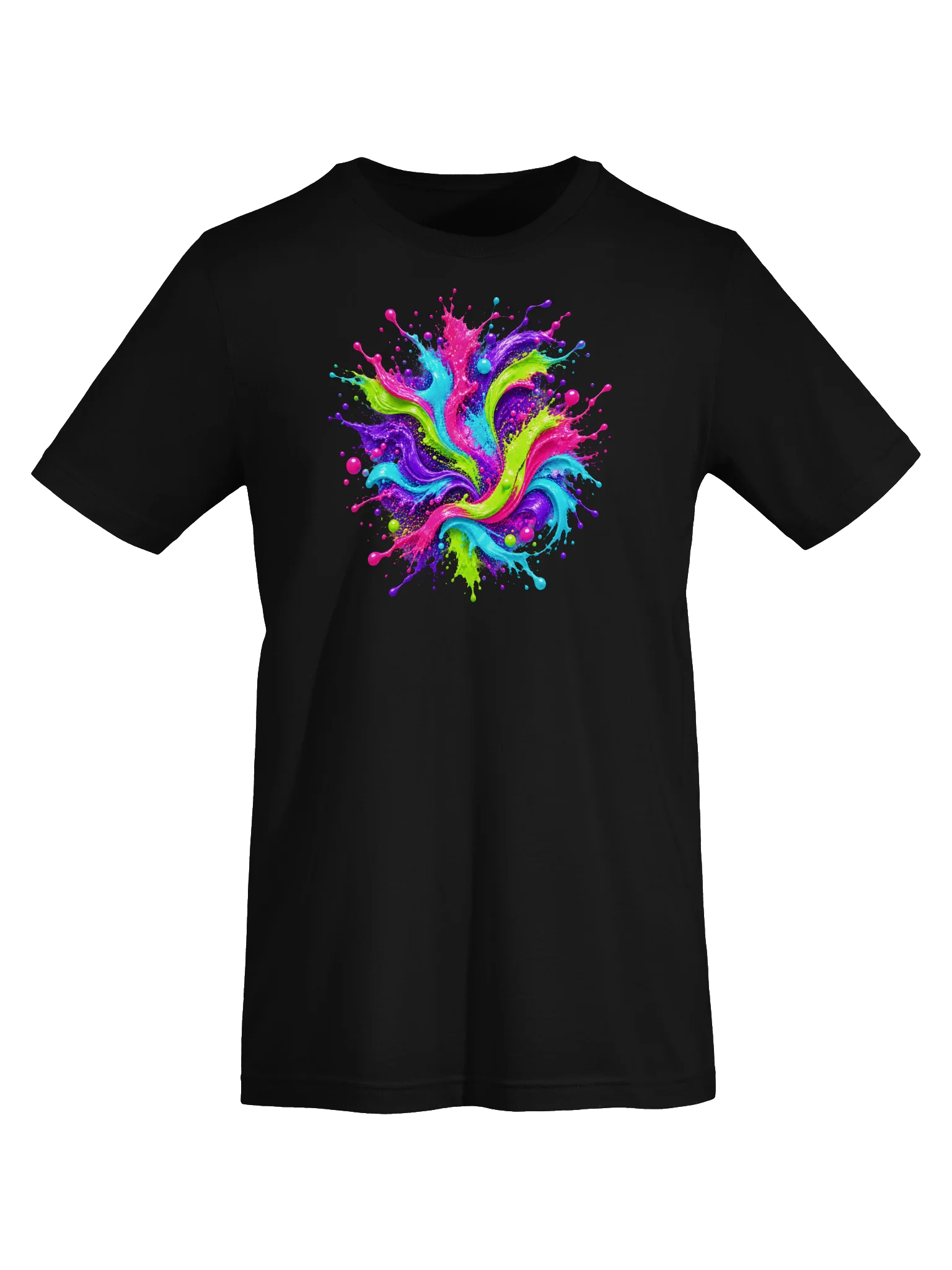 Unity Unleashed Neon Paint-Splatter T-Shirt — Individuality • Diversity • Brotherhood product image (21)