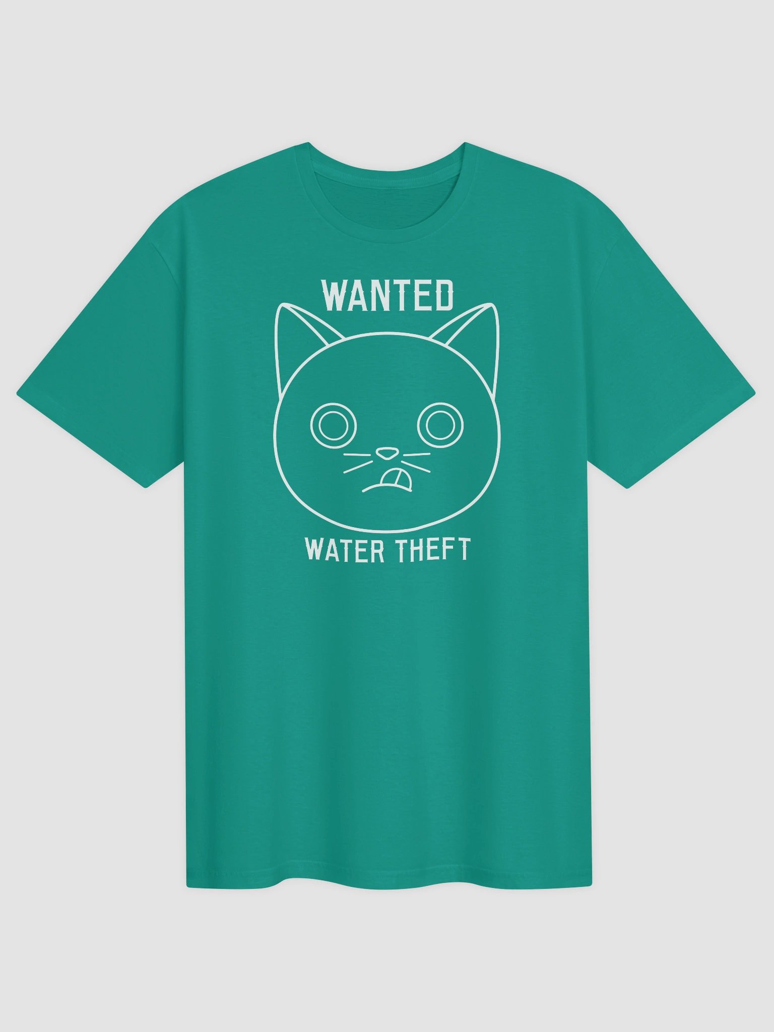 Wanted (Water Theft - White Print) - Unisex Adult Super Soft Lightweight T-shirt product image (22)