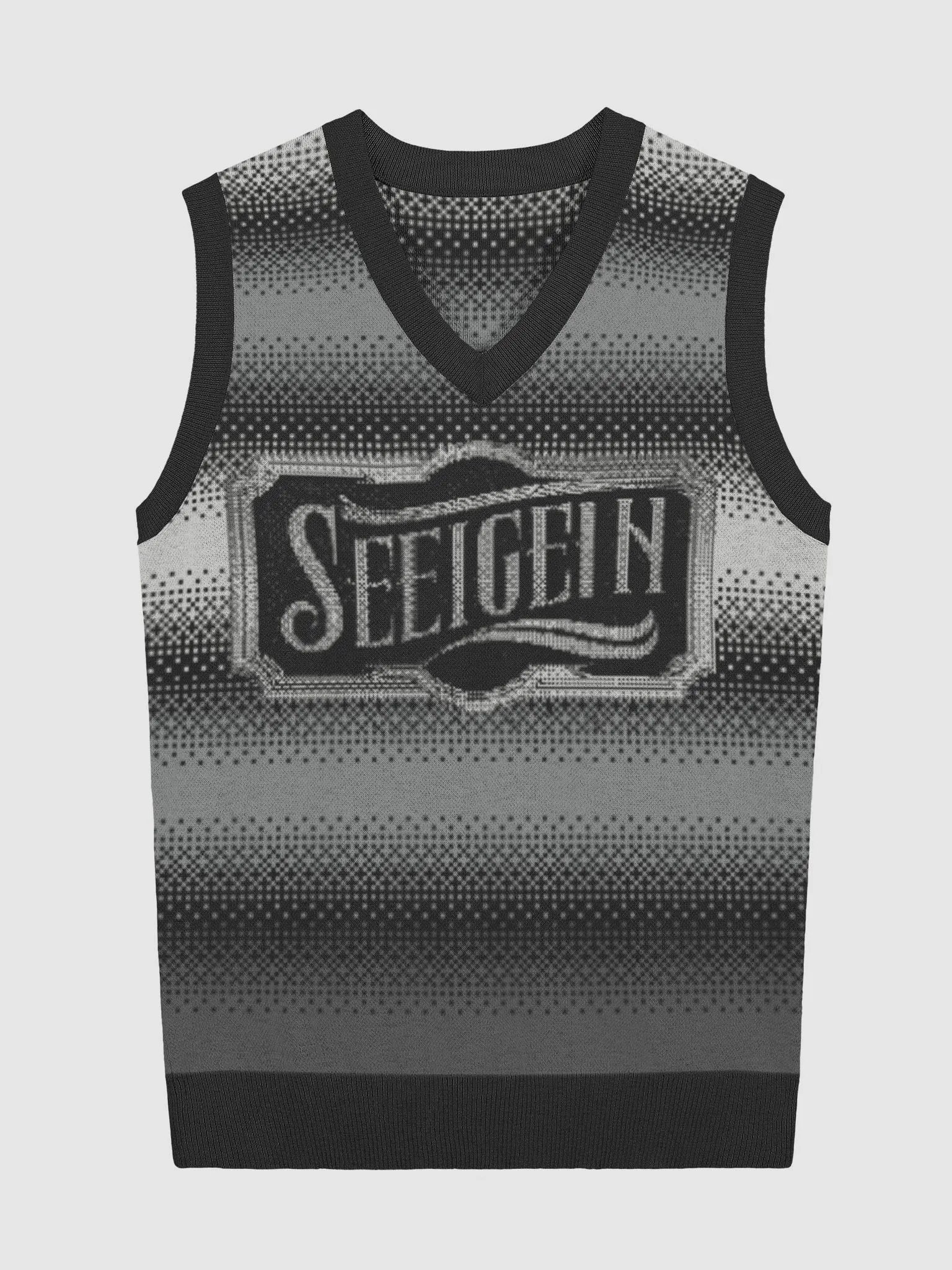 Customizable Jacquard V-Neck Vest product image (3)