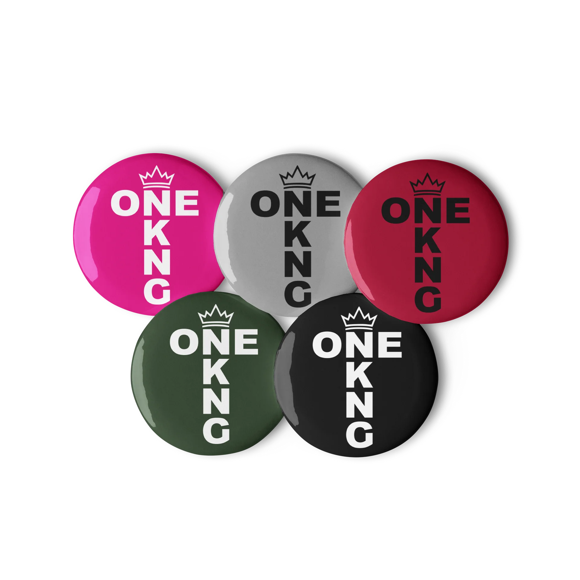 ONE KING Royal Cross Pin Buttons Set product image (3)