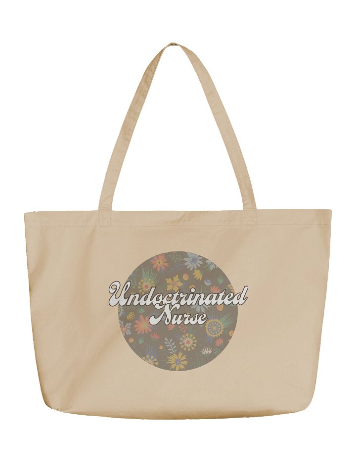 Undoctrinated Nurse Organic Cotton Oyster Tote - Confident Mama product image (1)