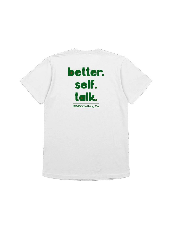 Better. Self. Talk. T-Shirt (Green & Red) product image (2)