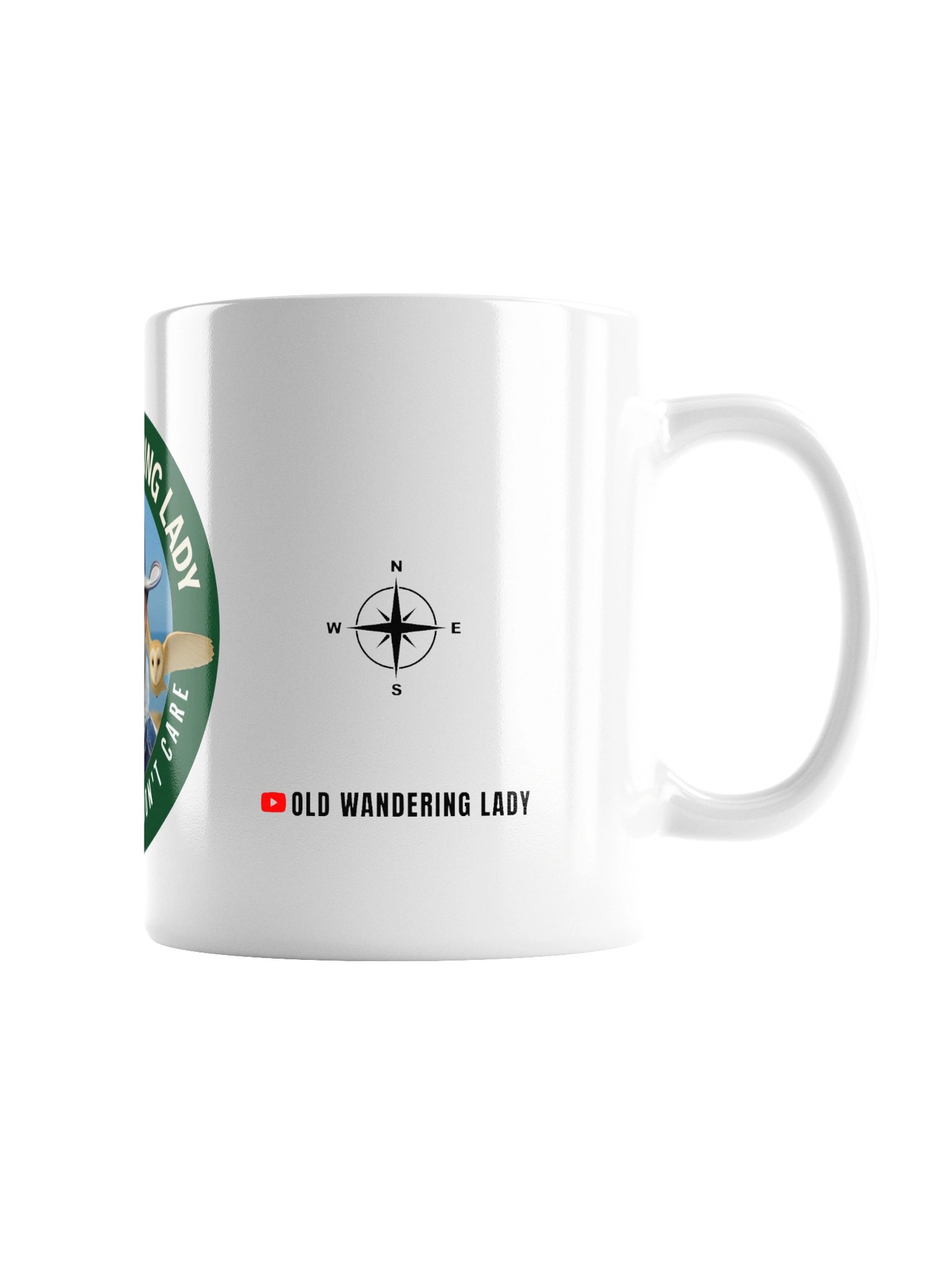 Old Wandering Lady “Silver Hair • Don’t Care” Mug product image (3)