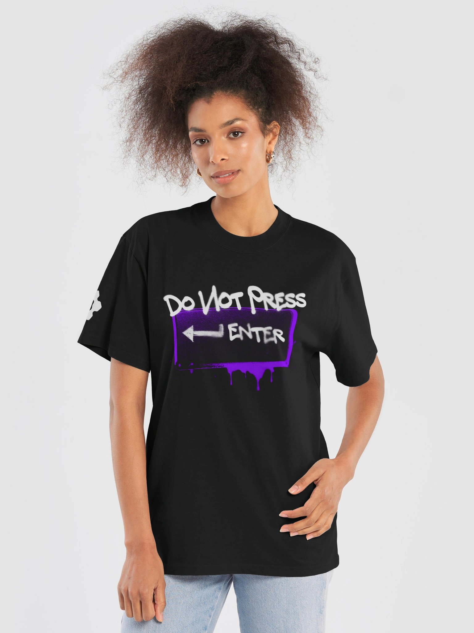 Do Not Press Enter T Shirt product image (5)