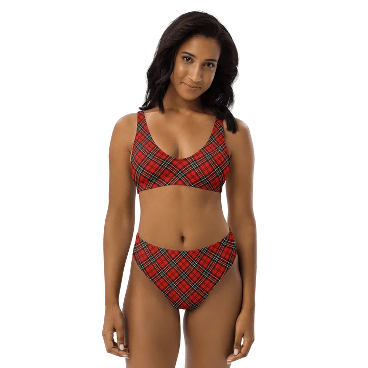 Red Vintage Plaid Bikini product image (1)
