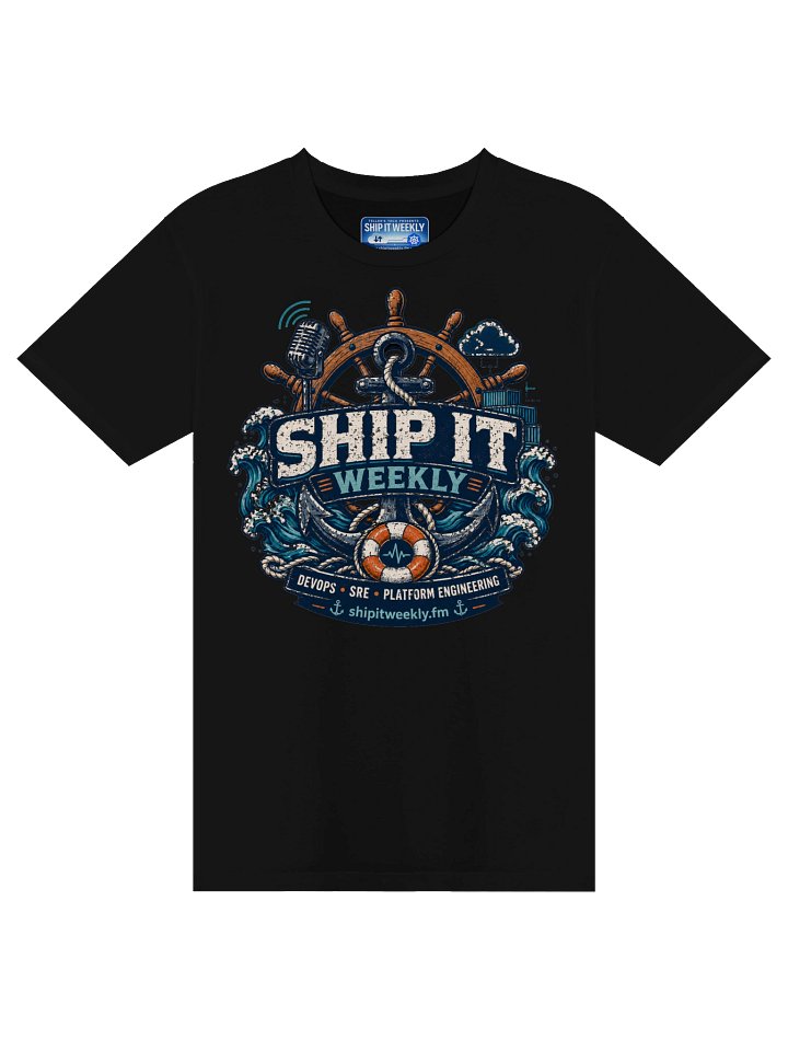 Harbor Ops | Ship It Weekly DevOps Tee product image (1)