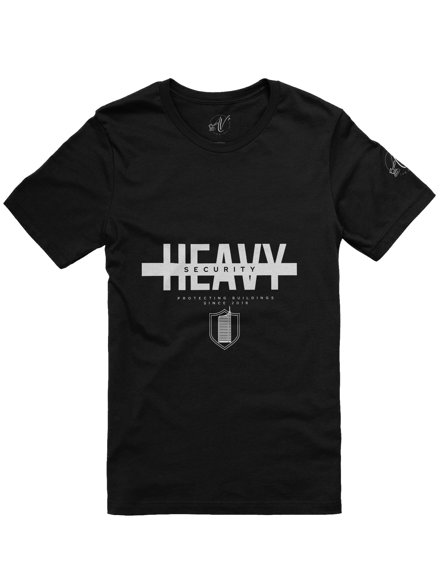 Security Heavy — Protecting Buildings Since 2018 Tee product image (3)