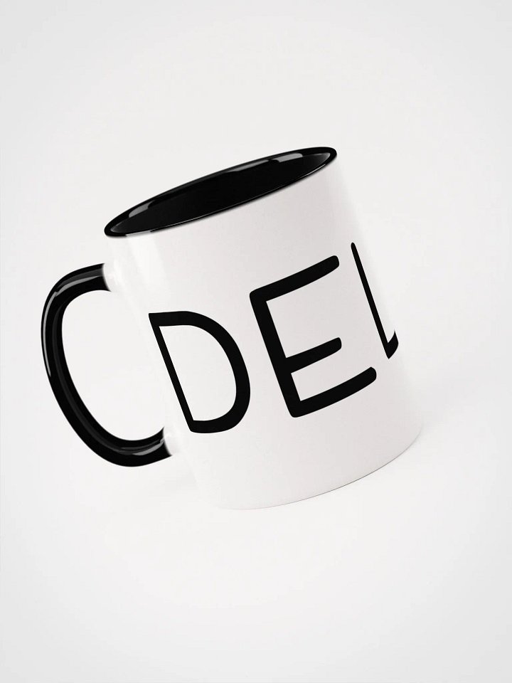 DELTA Mug Text Blk/WB product image (1)