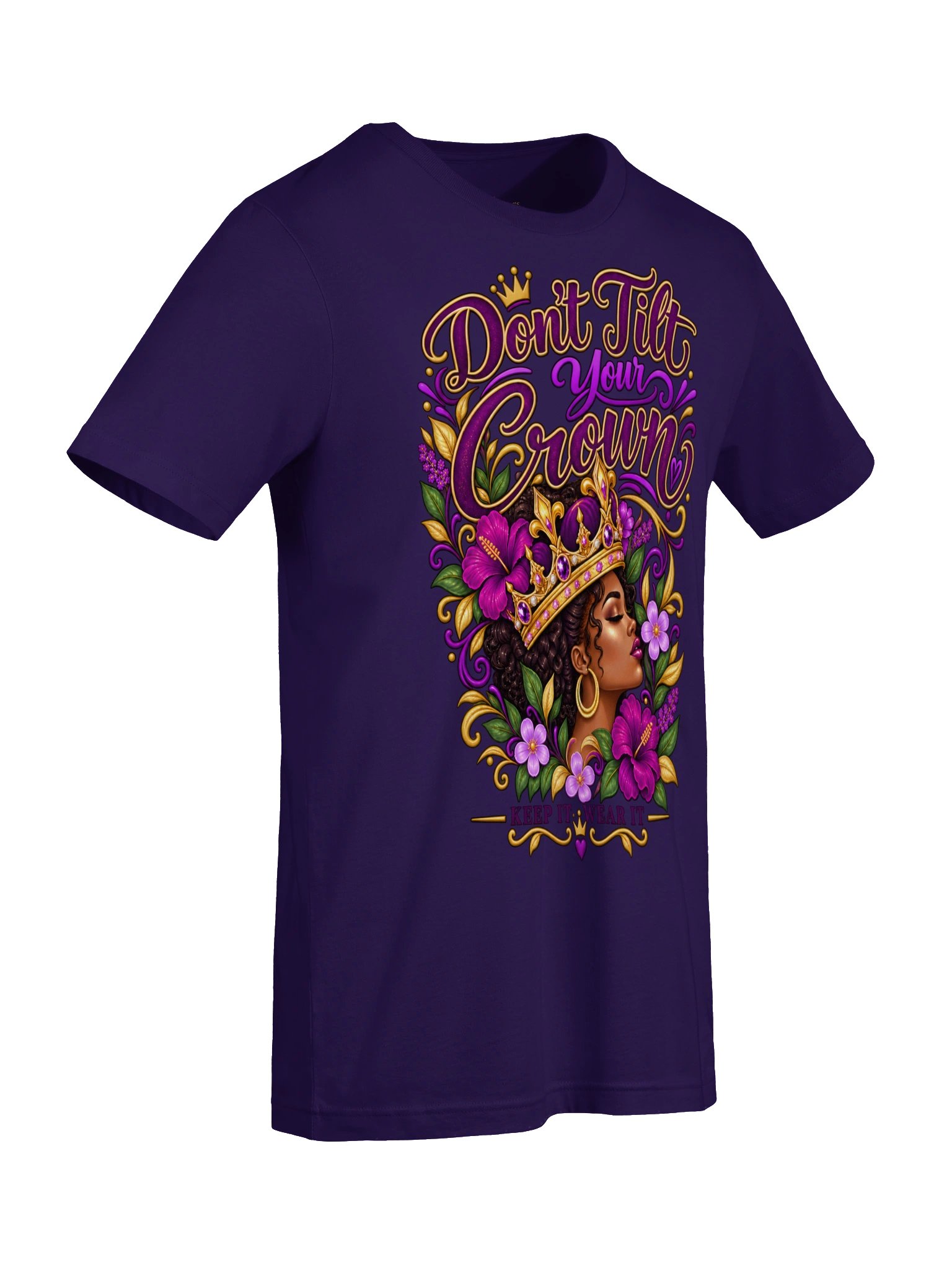 Don’t Tilt Your Crown Empowerment Tee product image (133)