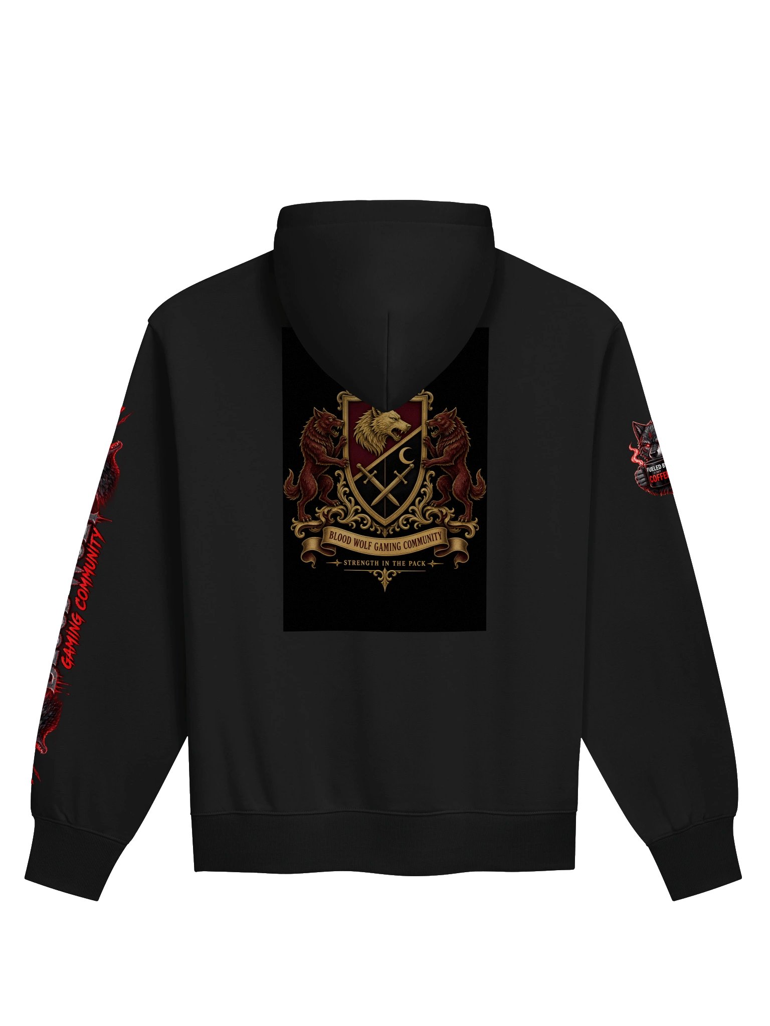 Blood Wolf Emblem Heavy Hoodie product image (6)