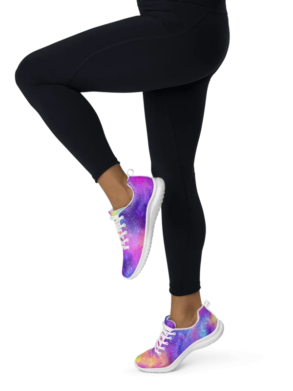 rainbow galaxy Women's Athletic Shoes product image (2)