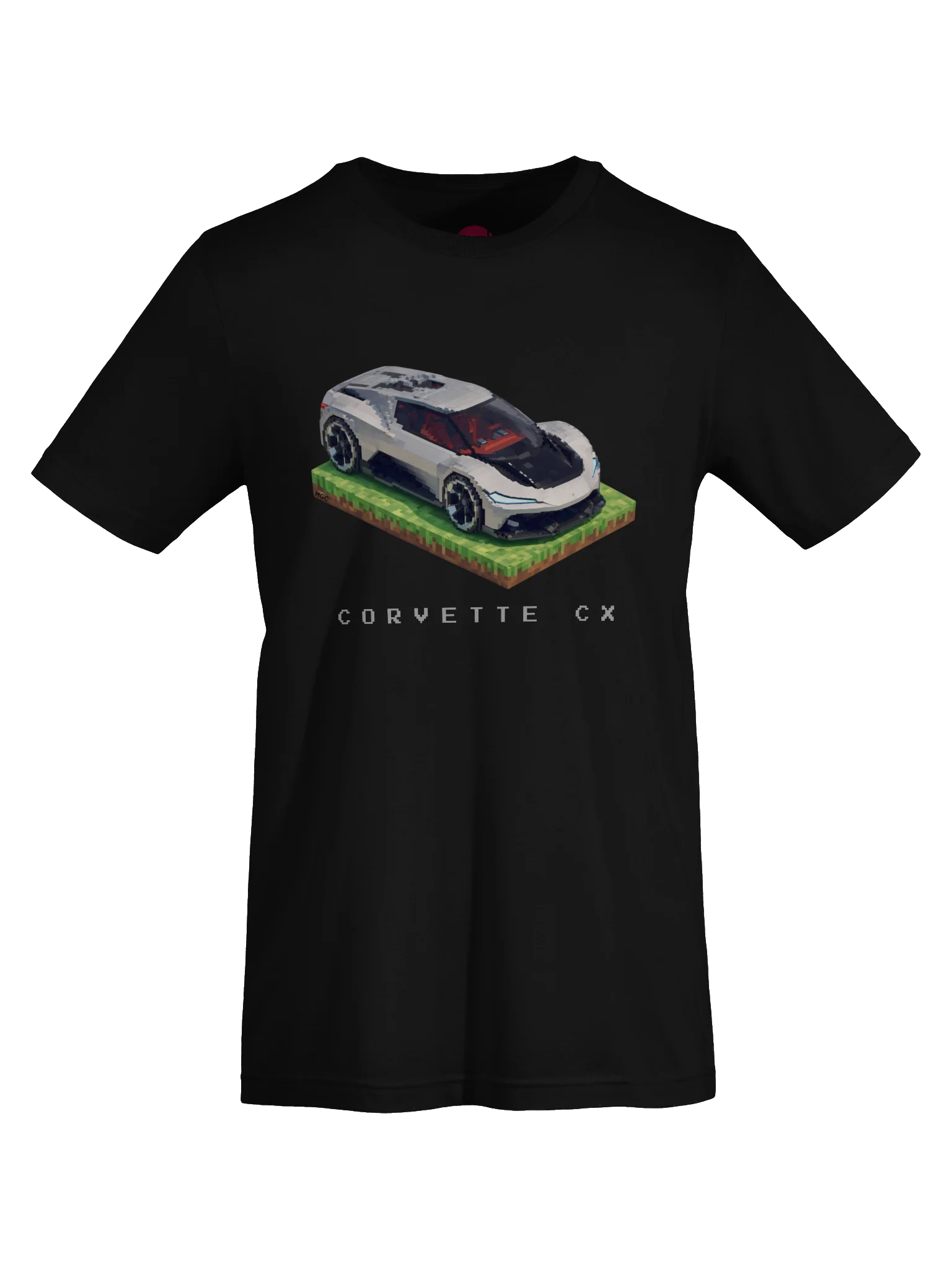 Silver Corvette CX Concept Shirt (Pixel, Retro, Minecraft) product image (55)