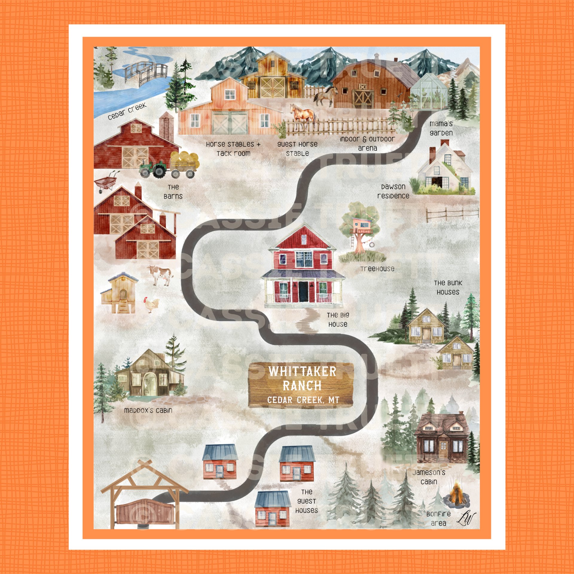 Whittaker Ranch Map product image (1)