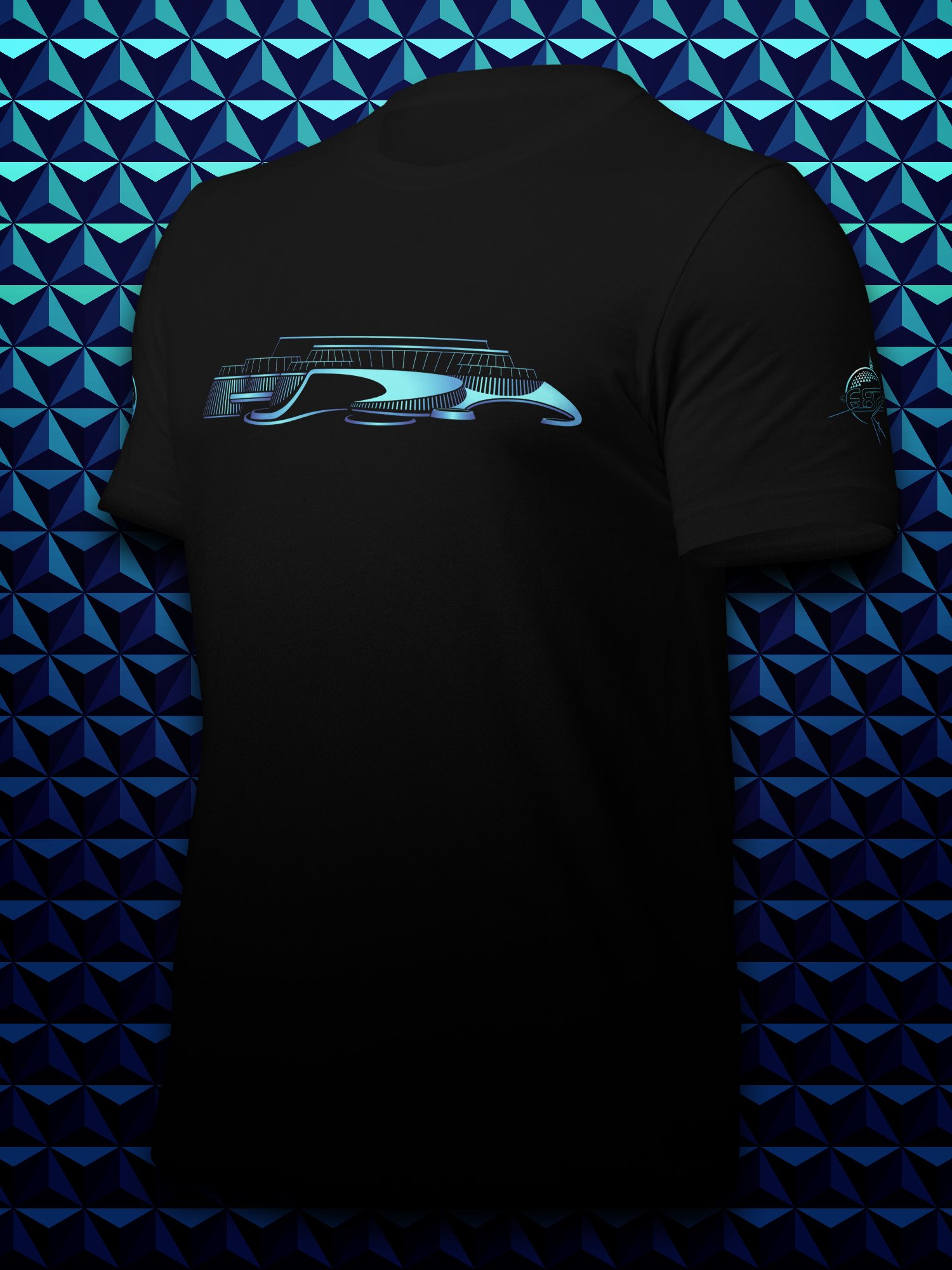 SEAS Line Art Unisex T-Shirt product image (3)
